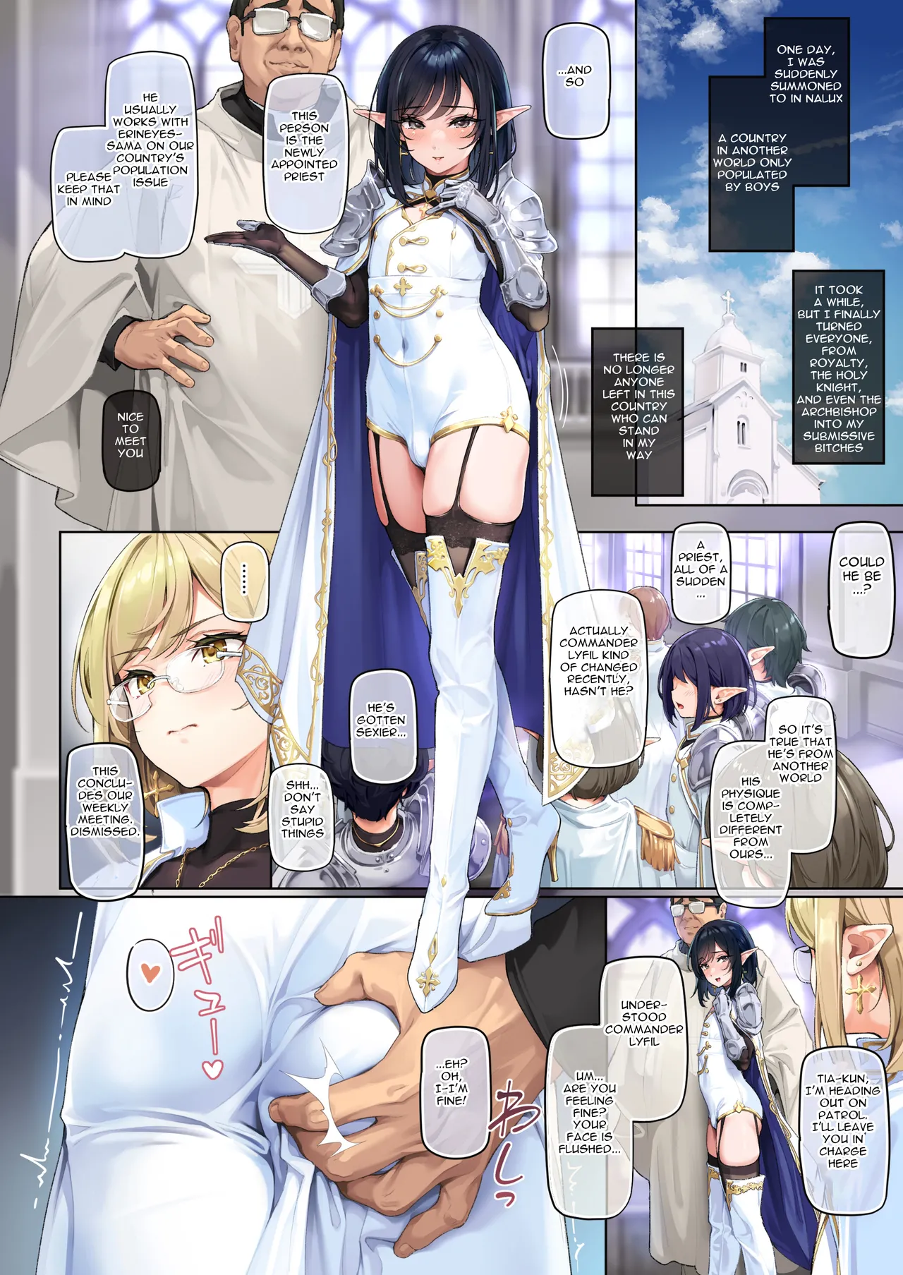 Isekai Otokonoko Haitoku MikkaiCorrupted Holy Knight's Outdoor Bitch-walk~ - Strona 3