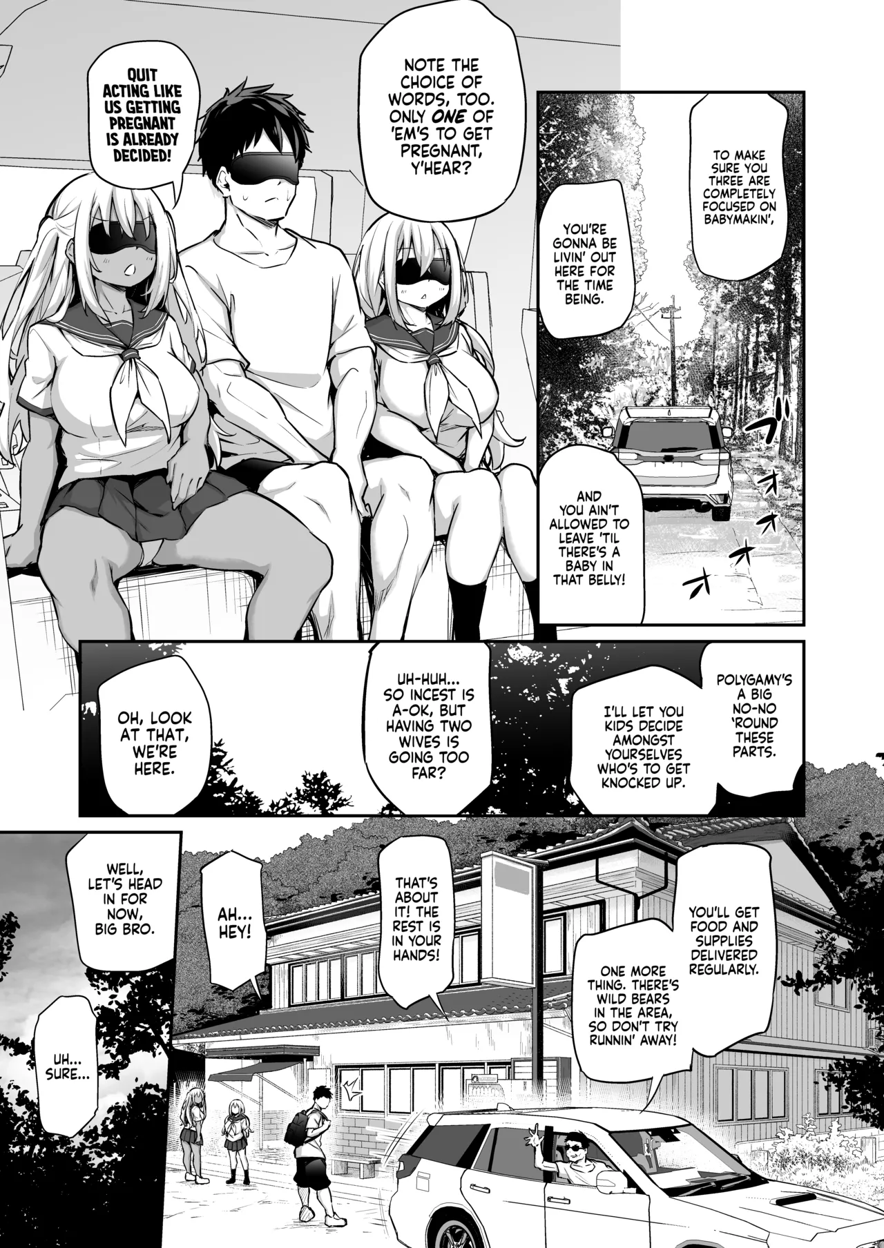 Imouto-tachi o Haramasenai to Derarenai Mura | You Must Breed Your Sisters to Leave This Village - Strona 5