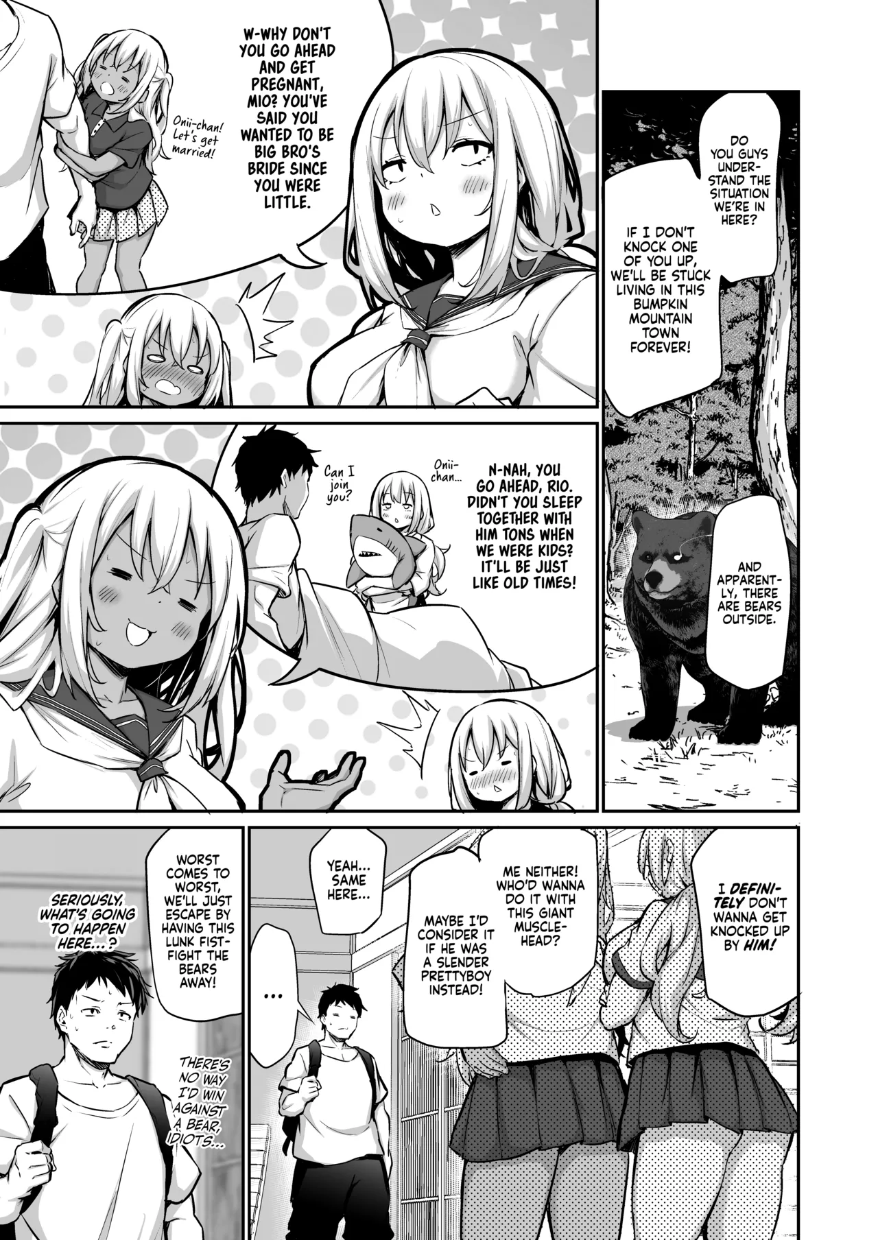 Imouto-tachi o Haramasenai to Derarenai Mura | You Must Breed Your Sisters to Leave This Village - Strona 7