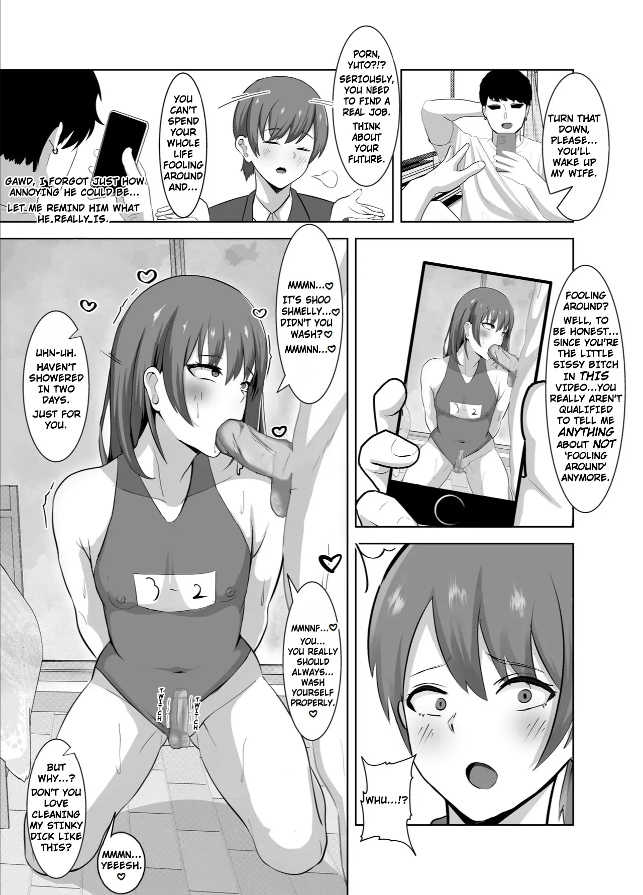 Taking Advantage of a Married Man's Weakness, and Training Him to be a Sissy Bitch - Strona 4