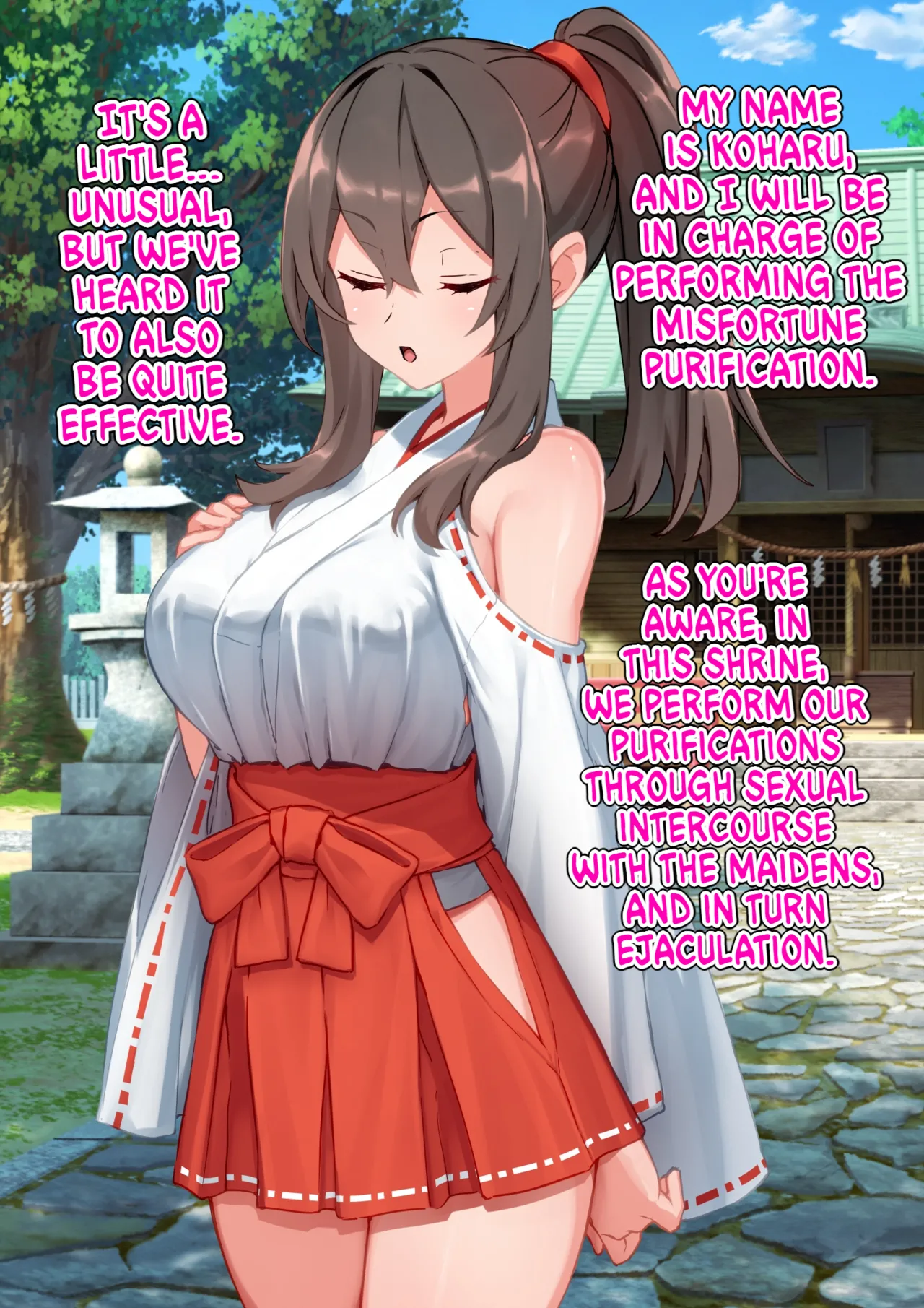 The Story of a Masochist Getting His Misfortunes Purified by a Shrine Maiden's Feet! - Página 5