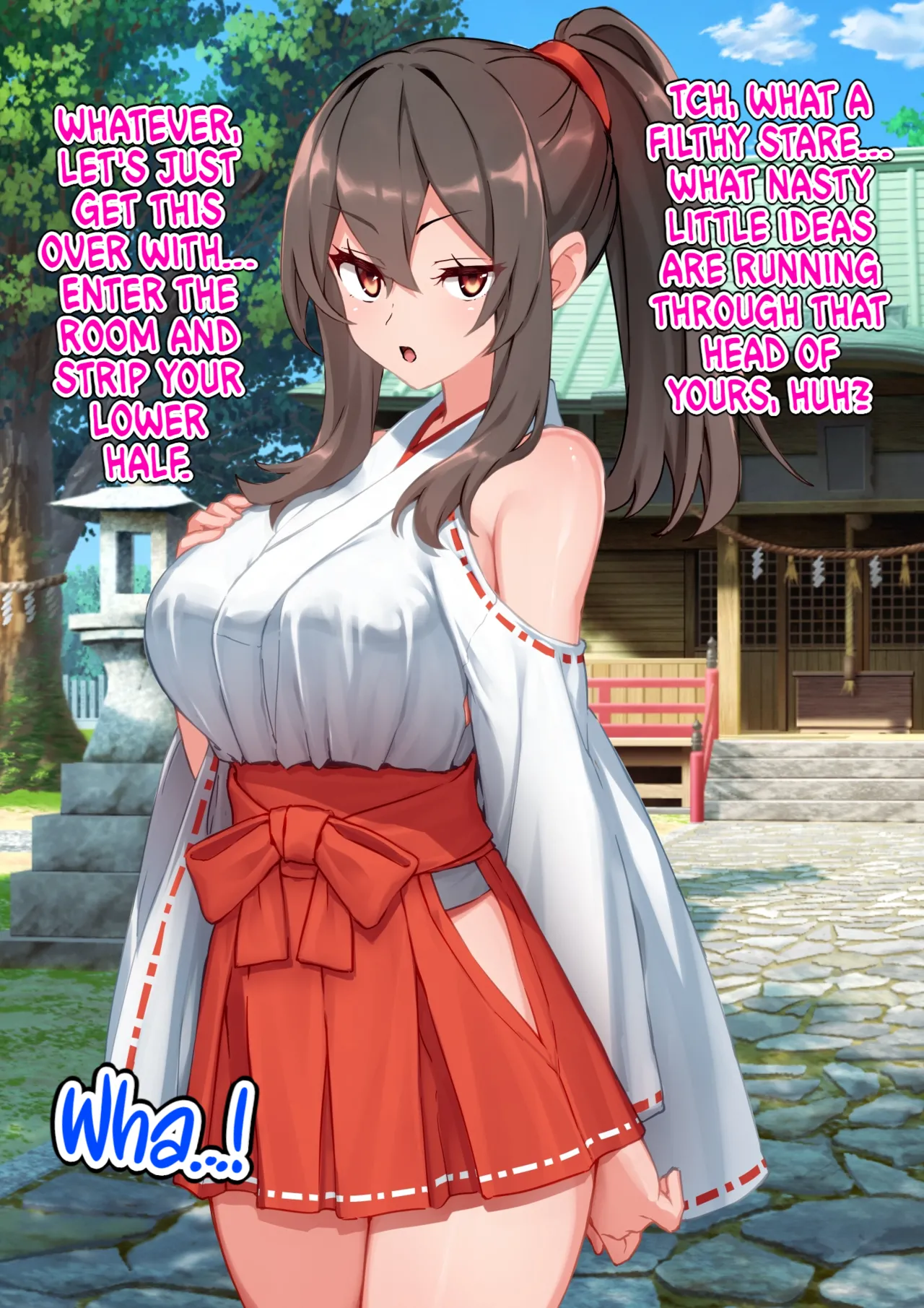 The Story of a Masochist Getting His Misfortunes Purified by a Shrine Maiden's Feet! - Página 7