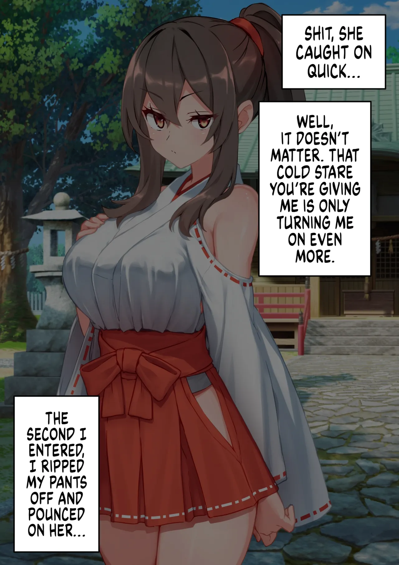 The Story of a Masochist Getting His Misfortunes Purified by a Shrine Maiden's Feet! - Página 8