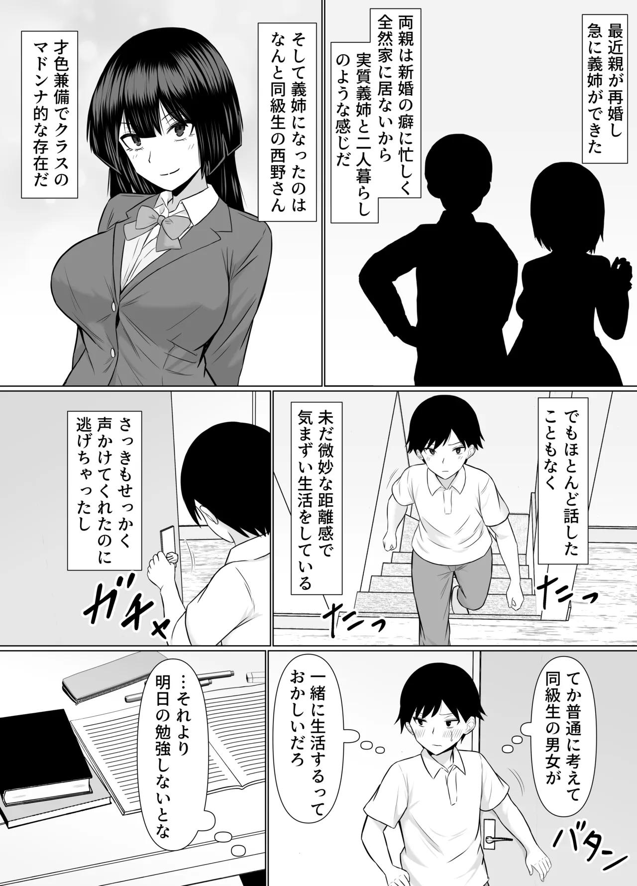 優等生な義姉のオナニーを目撃しちゃった話 - Страница 3