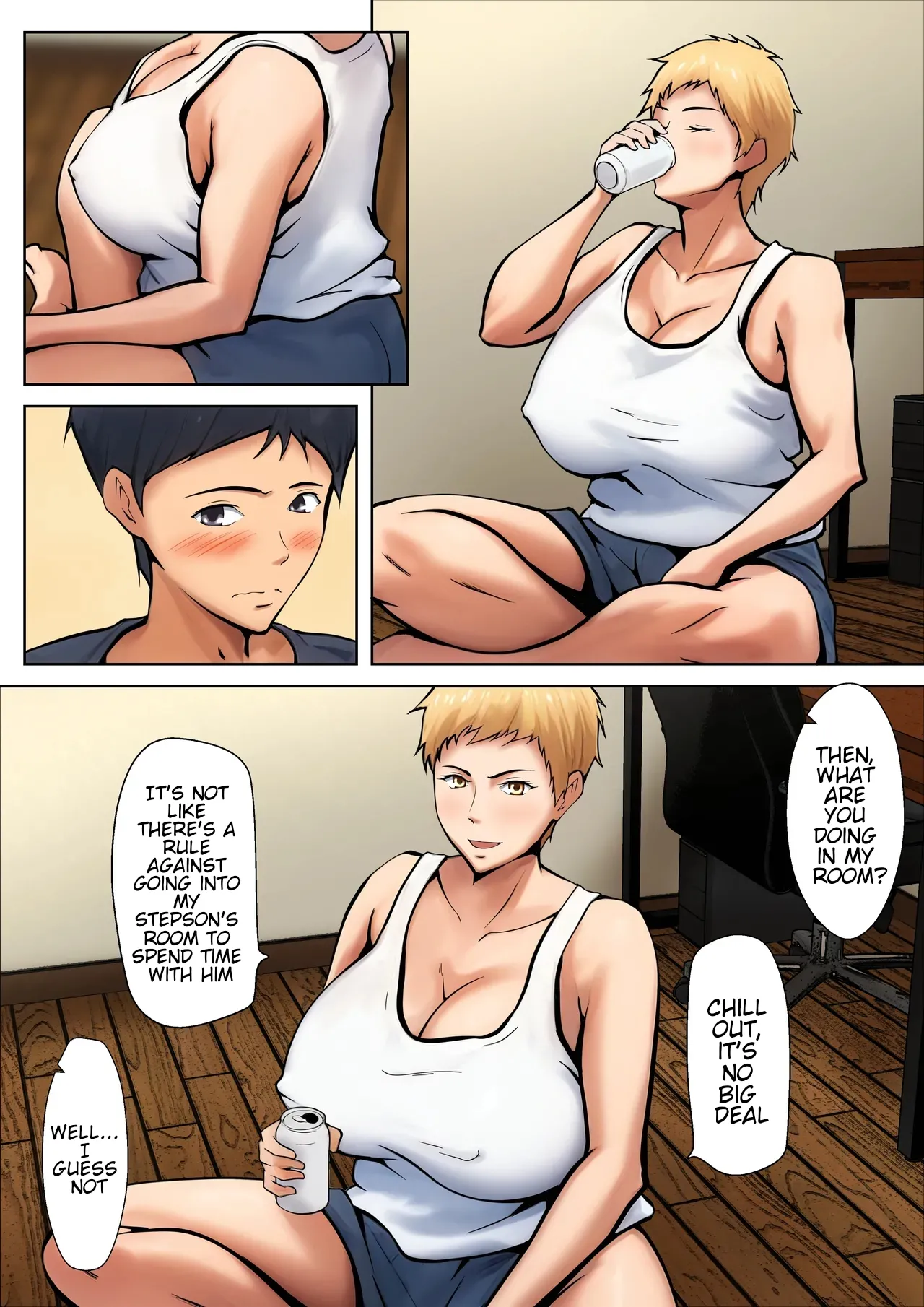 Giri no Oyako ga Doukyou Shitereba Kitto kou | If a stepmother and her stepson lived together, it would be something like this. - Página 4