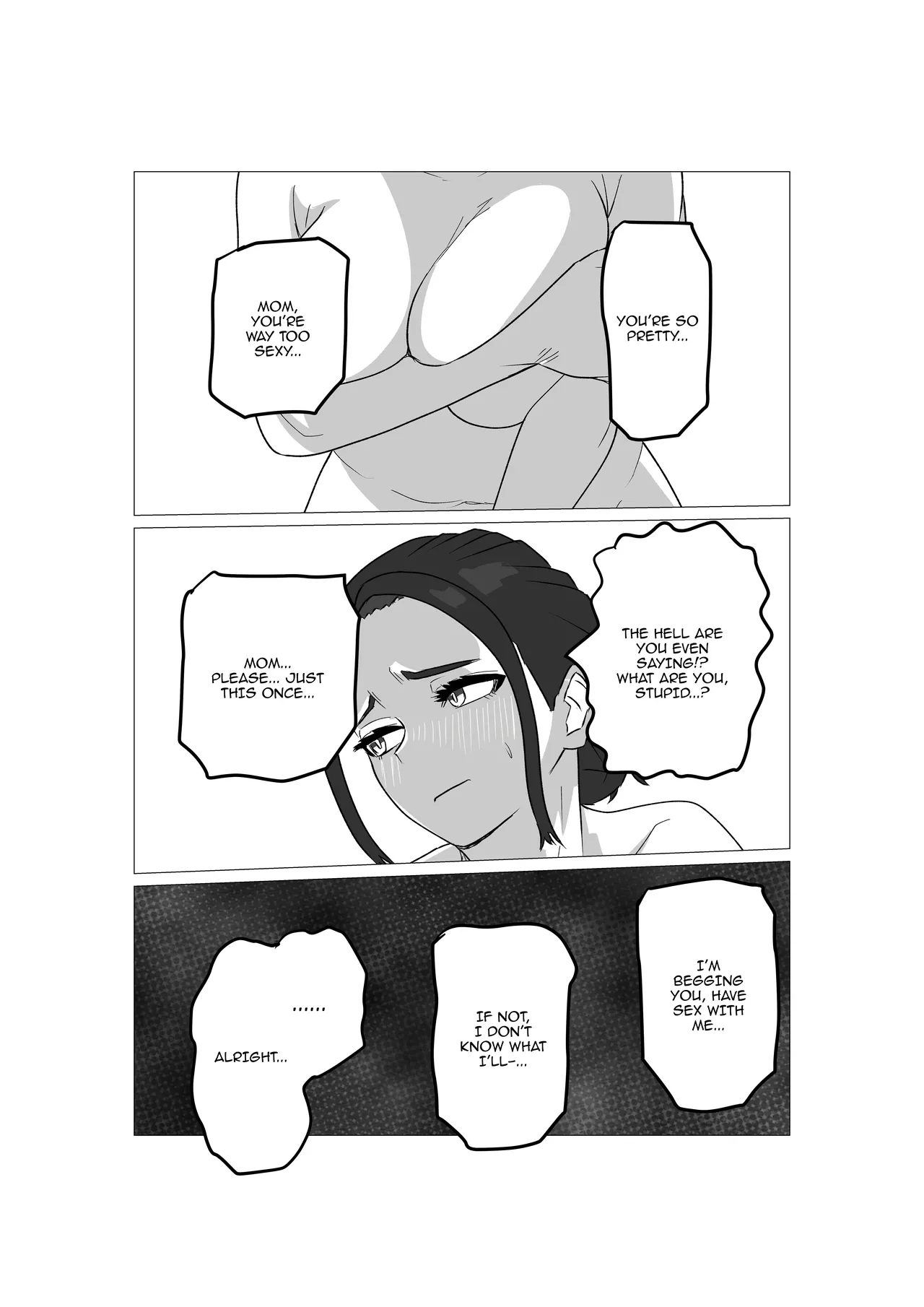 Gamigami Kaa-san wo Hatsujou Sasete Mitara | What Happened After I Tried Getting My Nagging Mother Horny - Seite 7