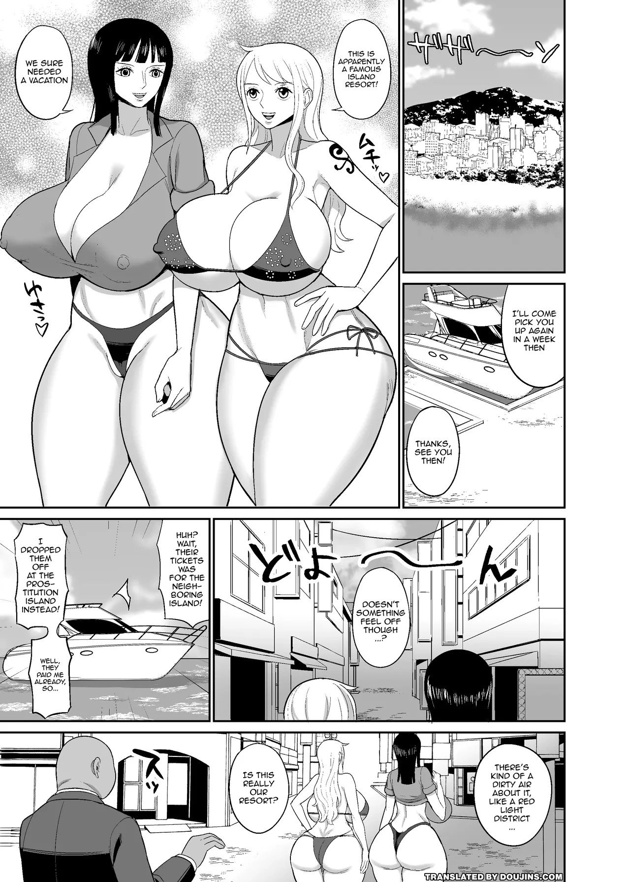 Ichioku Berry Kasegu made Derarenai Fuuzoku Shima | The Brothel Island You Can't Leave Until You Earn 100 Million Berries - Página 3