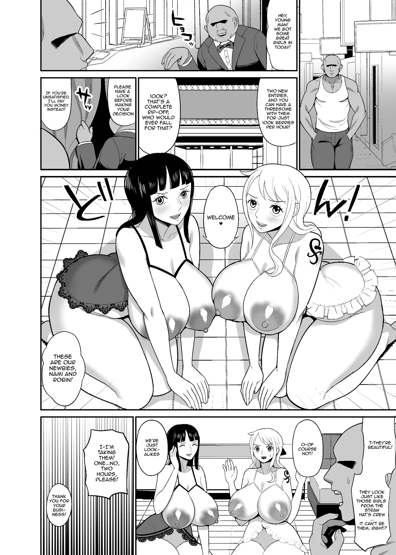 Ichioku Berry Kasegu made Derarenai Fuuzoku Shima | The Brothel Island You Can't Leave Until You Earn 100 Million Berries - Página 6