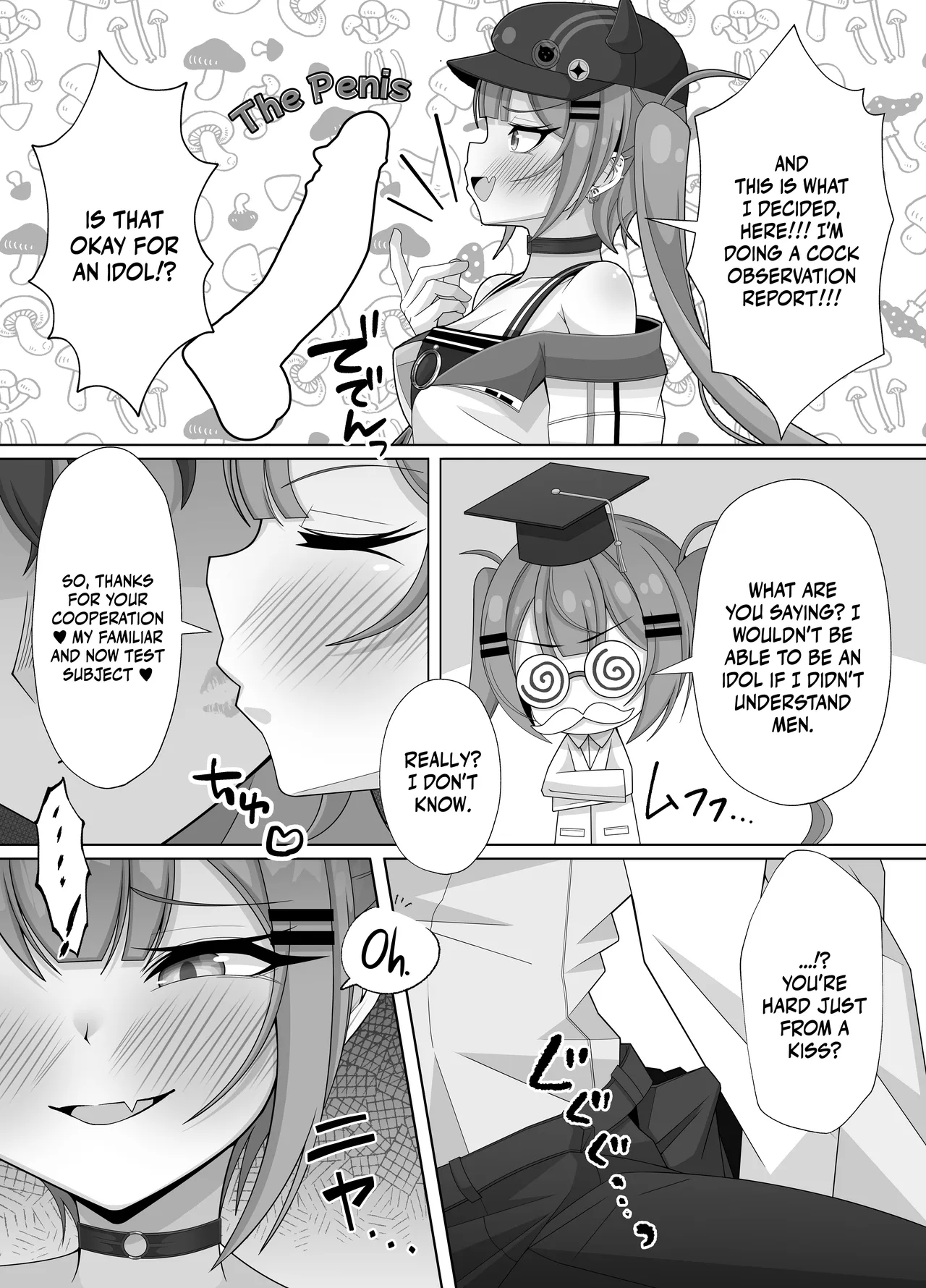 Tokoyami Towa no Ochinchin Jiyuu Kenkyuu! | Tokoyami Towa's Free Dick Research! - Strona 3
