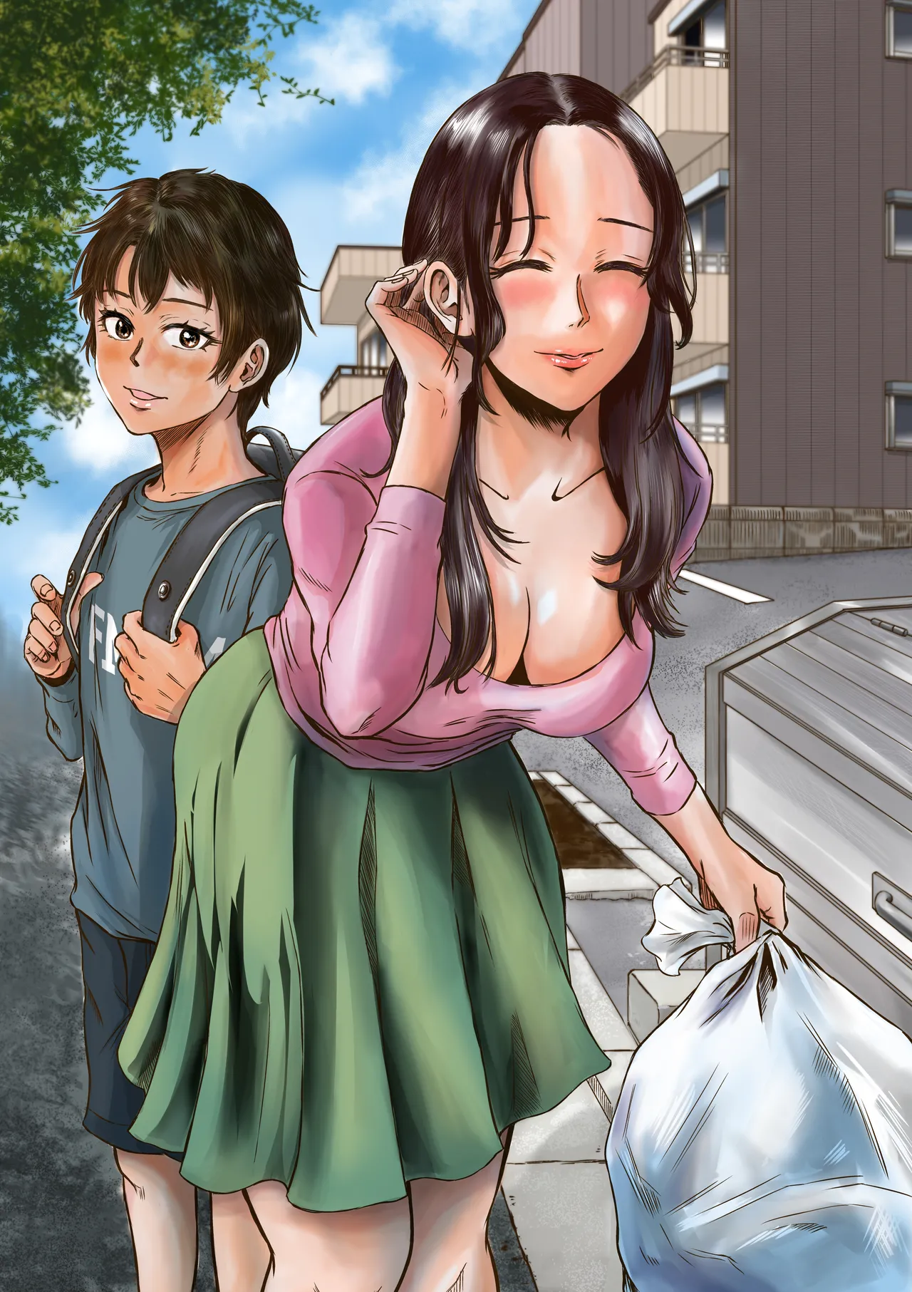 Ottori yasashi tomodachi no mama wa shonen chin powo kui chirakasu yarimandatta - Страница 2