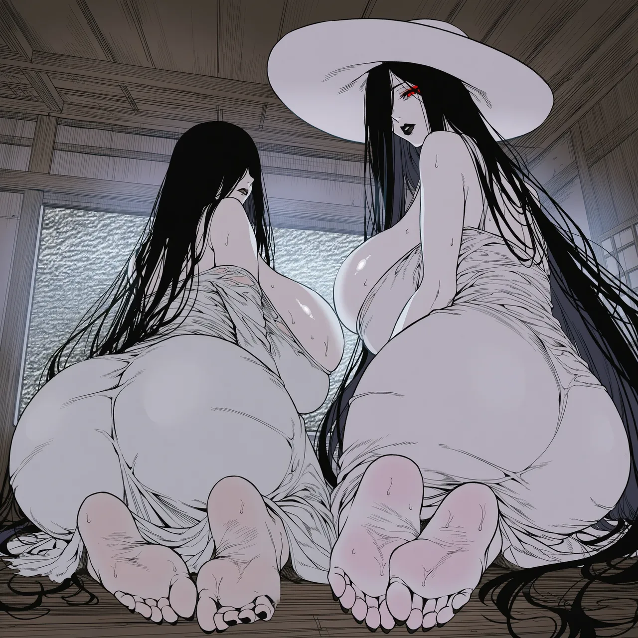 xXxBATxXx IMILF Hasshaku-sama & Sadako - পৃষ্ঠা 3