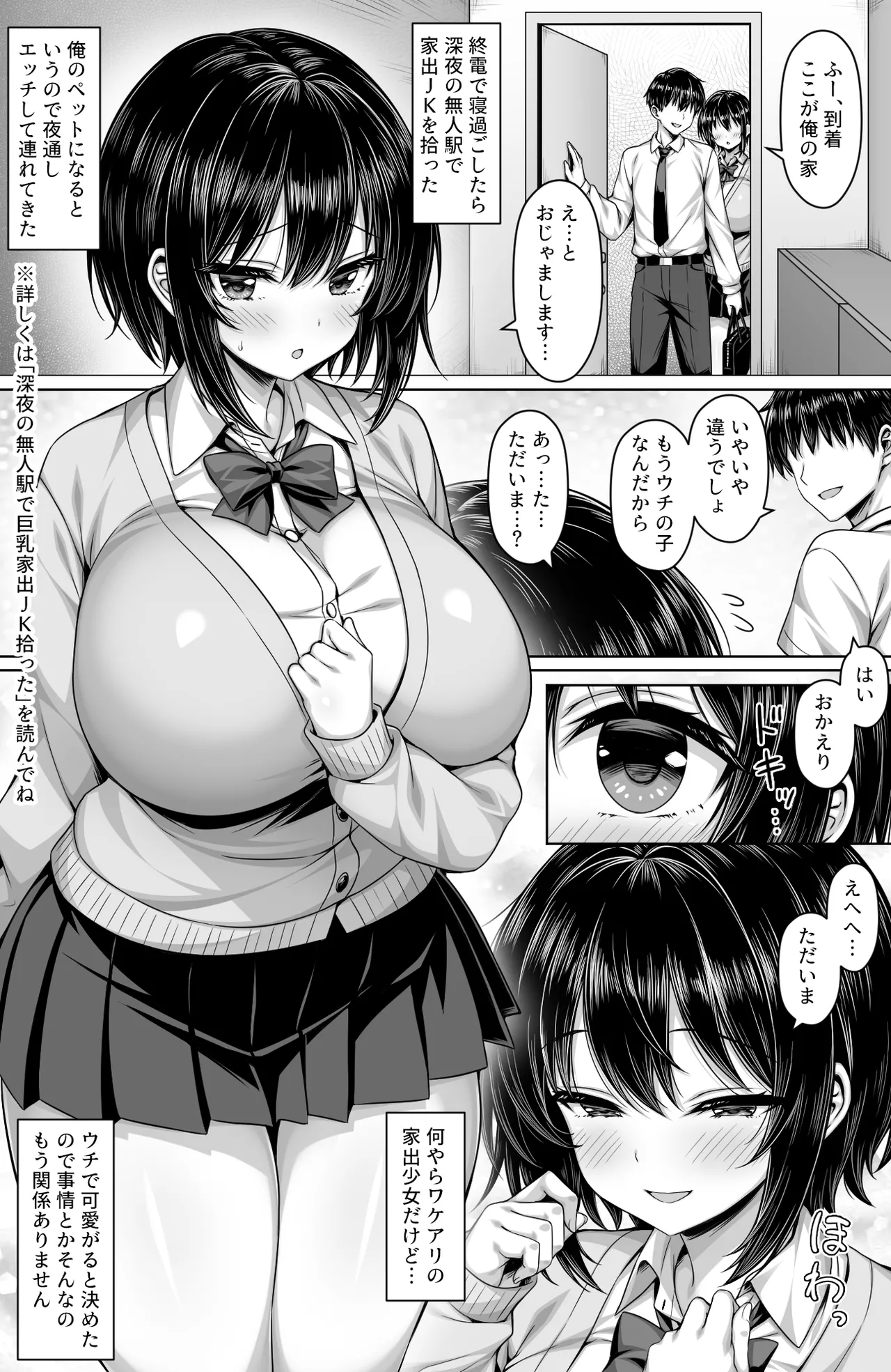 深夜の無人駅で拾った巨乳家出JKの飼い主の日常 - Сторінка 2