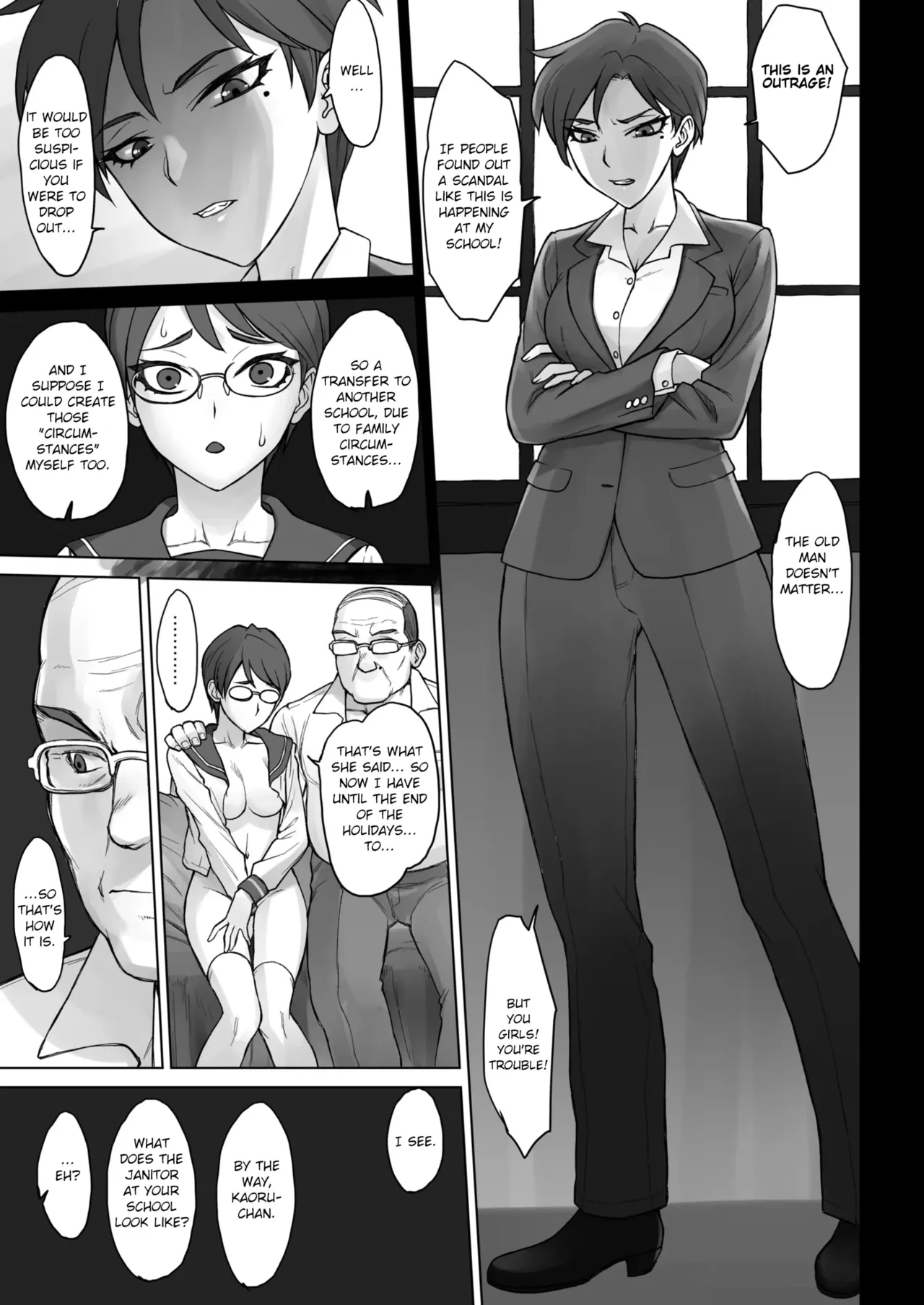 Dekachin Ojisan vs Headmistress Tsukasa - Page 5