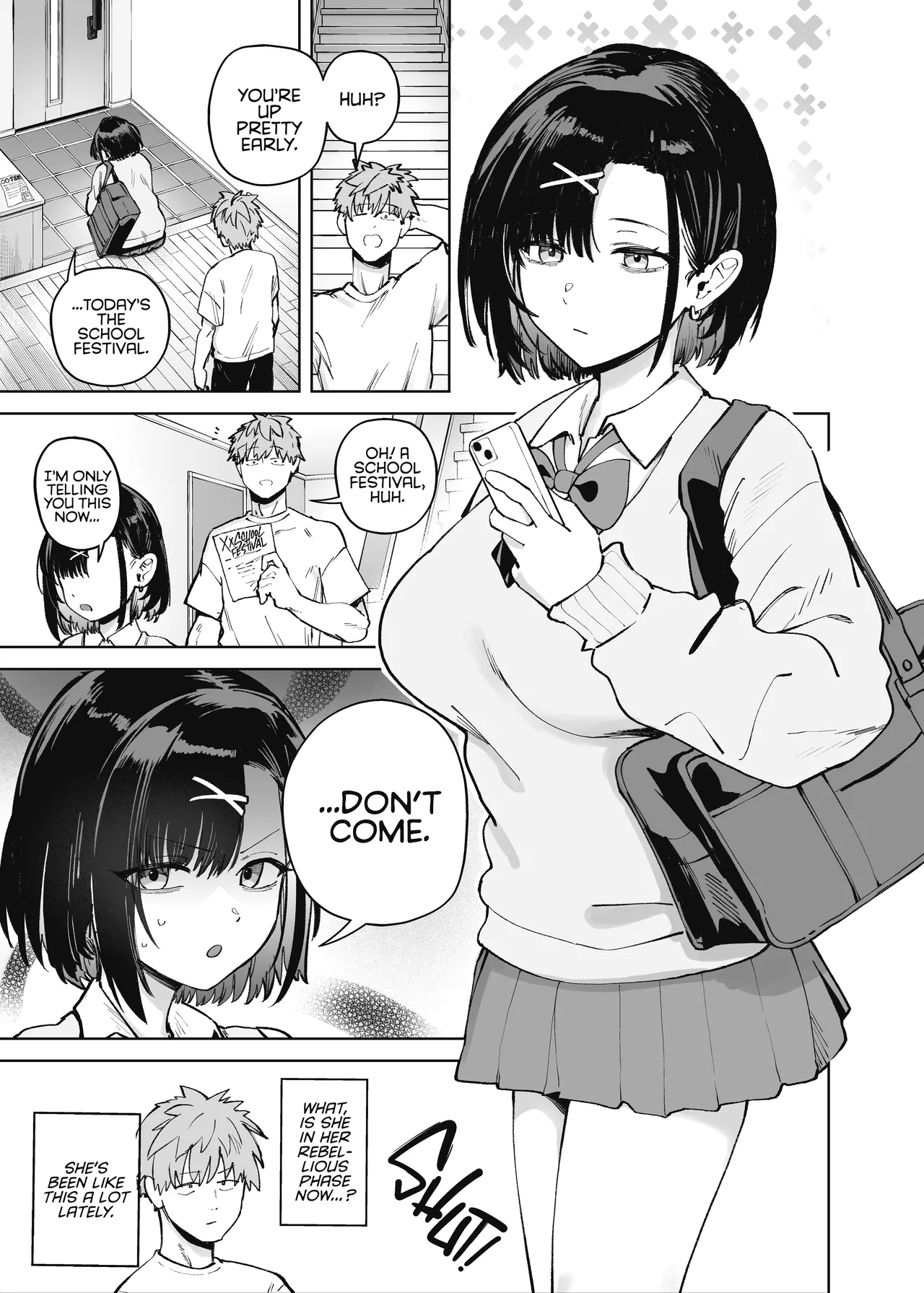 2gumi Gakuen Oppabu no Cast ni Imouto ga Ita | My Little Sister Was a Hostess at Class 2-C's School Festival Boobs Bar - Page 3