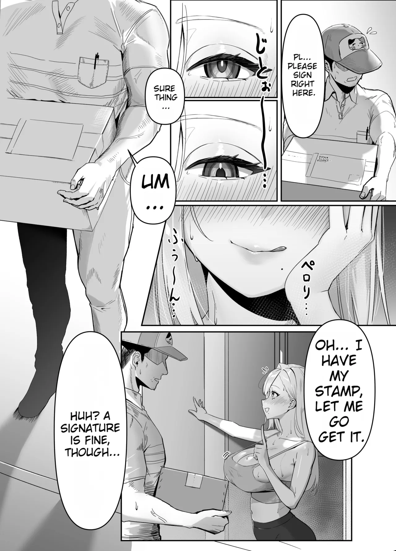 The Big-Breasted Lady at the Delivery Destination Is Way Too Lewd - Page 3