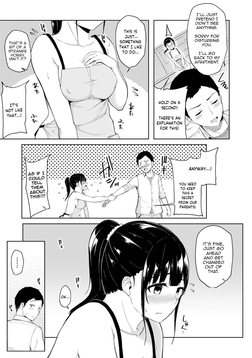 Asa Okitara Imouto ga Hadaka Apron Sugata datta node Hamete Mita | I Woke Up to my Naked Apron Sister and Tried Fucking Her Ch. 1-18 - Página 4