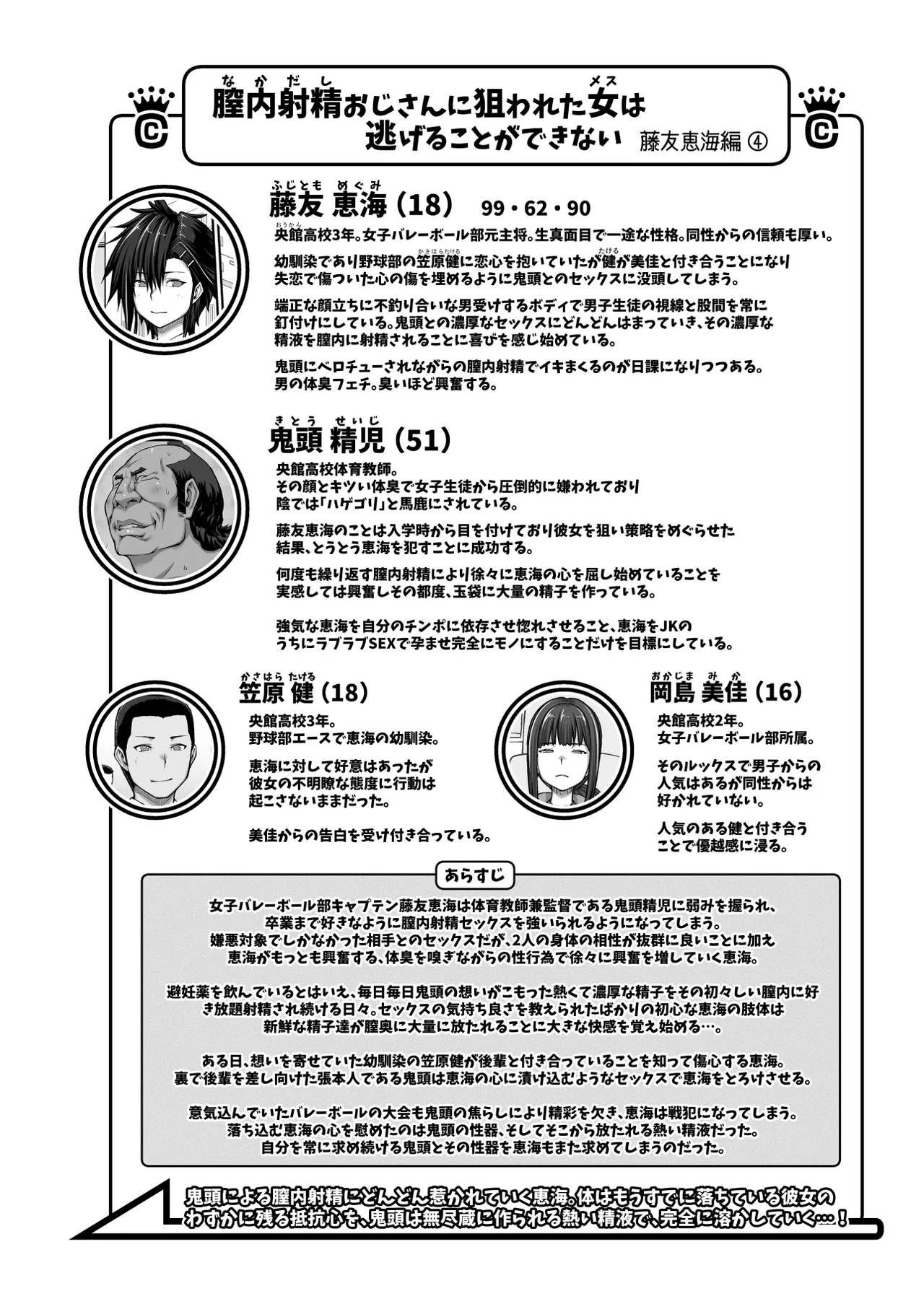 Nakadashi Oji-san ni Nerawareta Mesu wa Nigeru Koto ga Dekinai - Страница 7