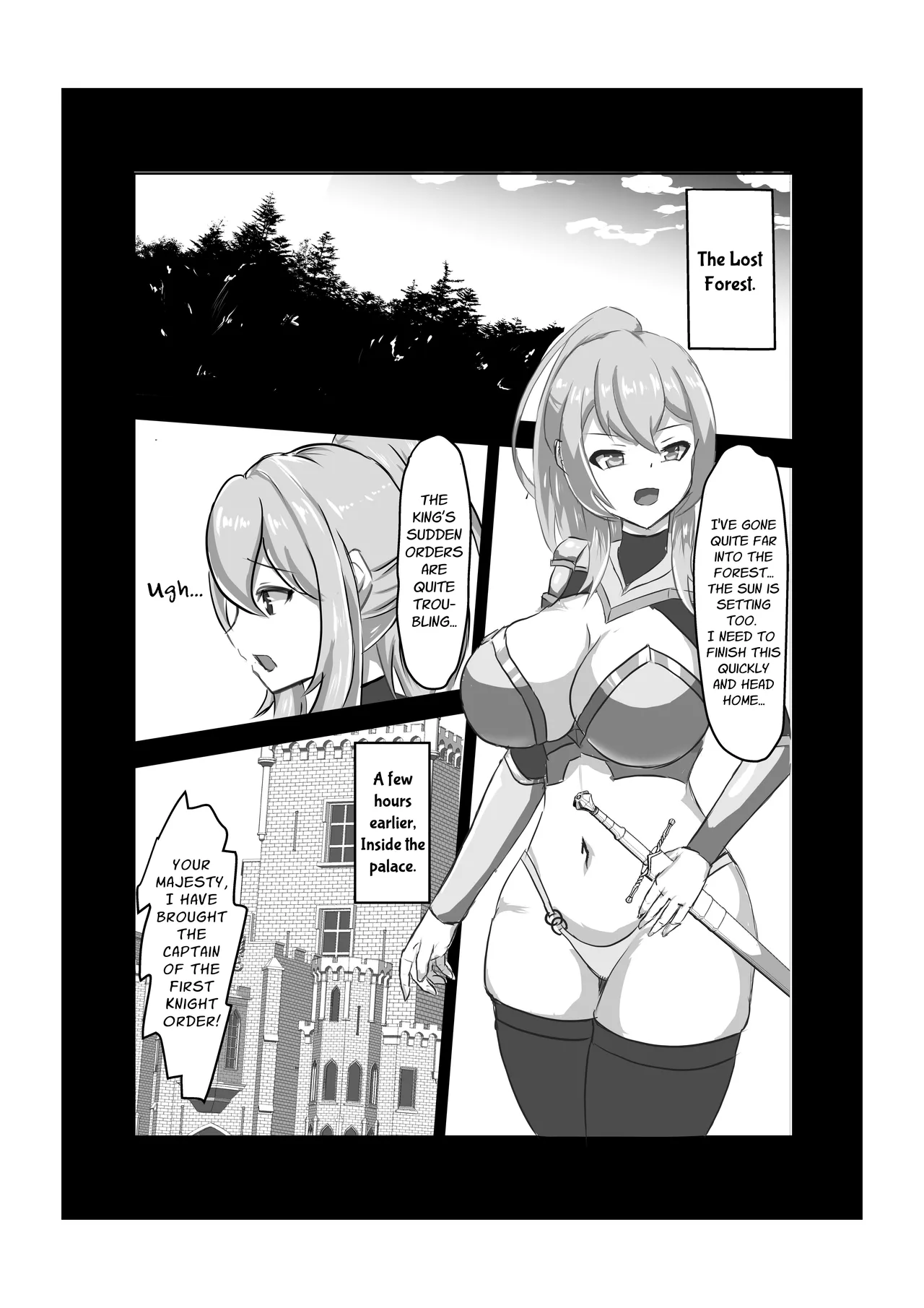 Futanari Onna Kishi, Zako Chinpo Naburare Renzoku Shasei de Buzama ni Inma Ochi suru | Futanari Knightess Has Her Weakling Dick Tormented and Brought To Climax Over and Over Again, She Abysmally Falls To The Dark Side - Strona 2
