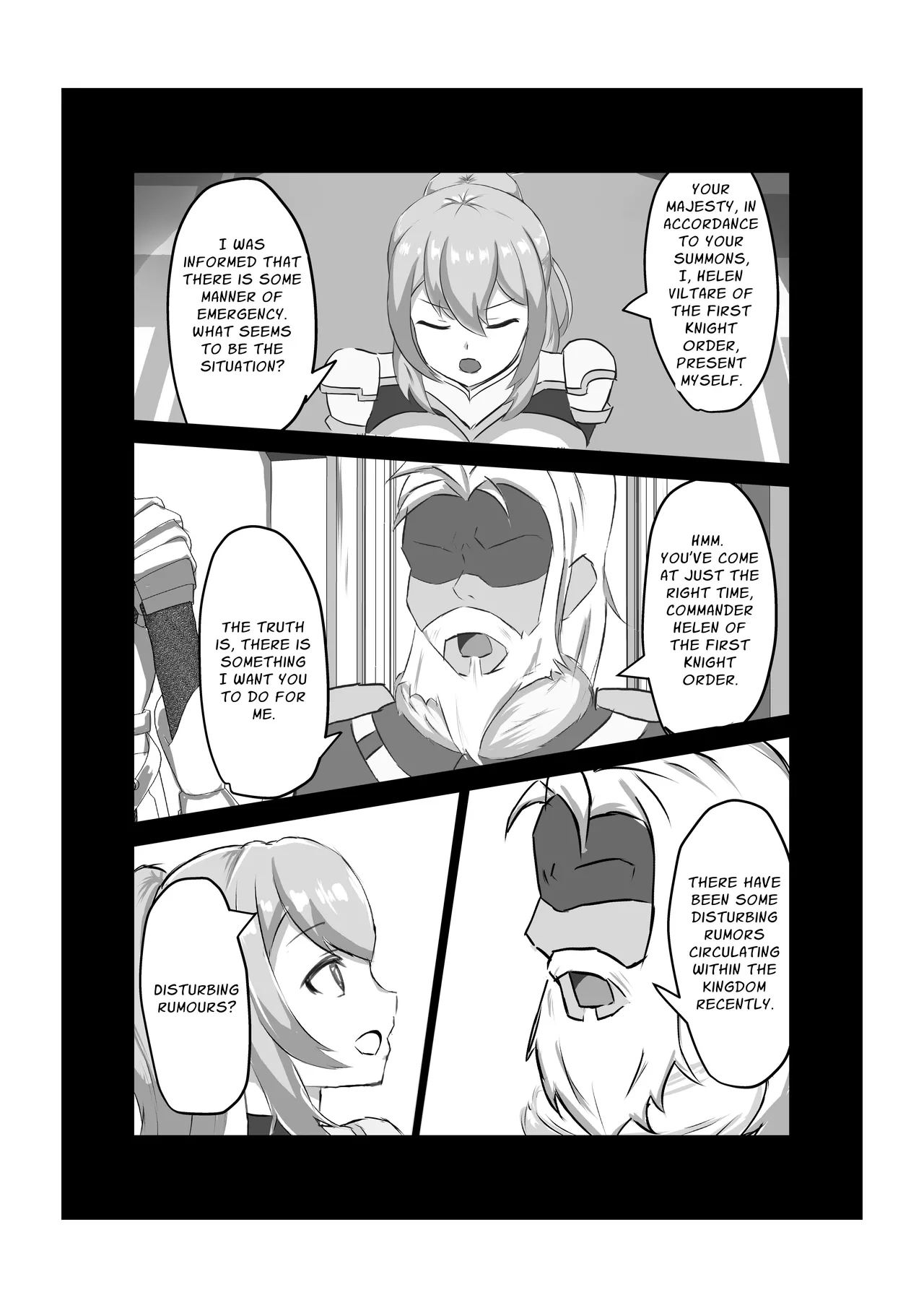 Futanari Onna Kishi, Zako Chinpo Naburare Renzoku Shasei de Buzama ni Inma Ochi suru | Futanari Knightess Has Her Weakling Dick Tormented and Brought To Climax Over and Over Again, She Abysmally Falls To The Dark Side - Strona 3