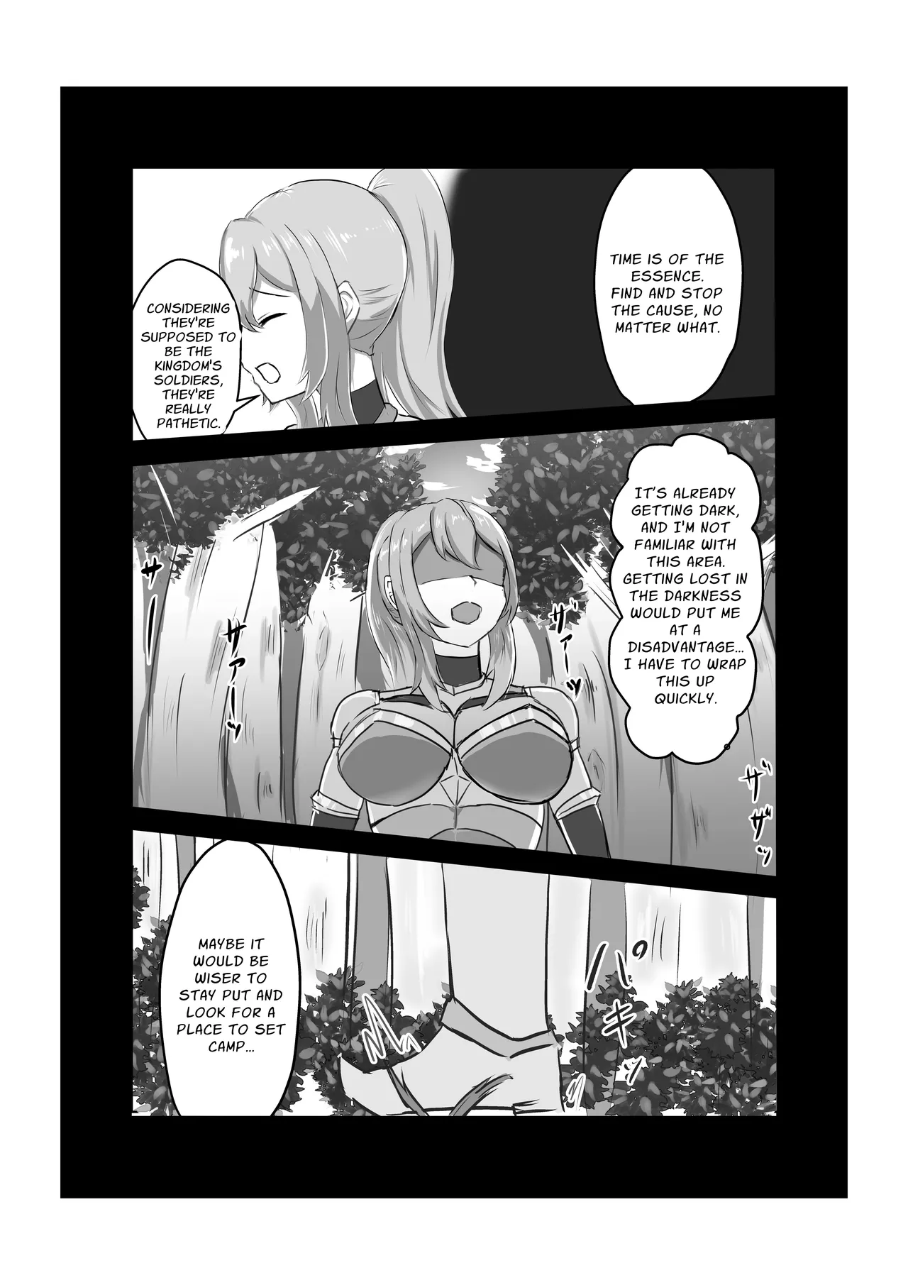 Futanari Onna Kishi, Zako Chinpo Naburare Renzoku Shasei de Buzama ni Inma Ochi suru | Futanari Knightess Has Her Weakling Dick Tormented and Brought To Climax Over and Over Again, She Abysmally Falls To The Dark Side - Strona 5
