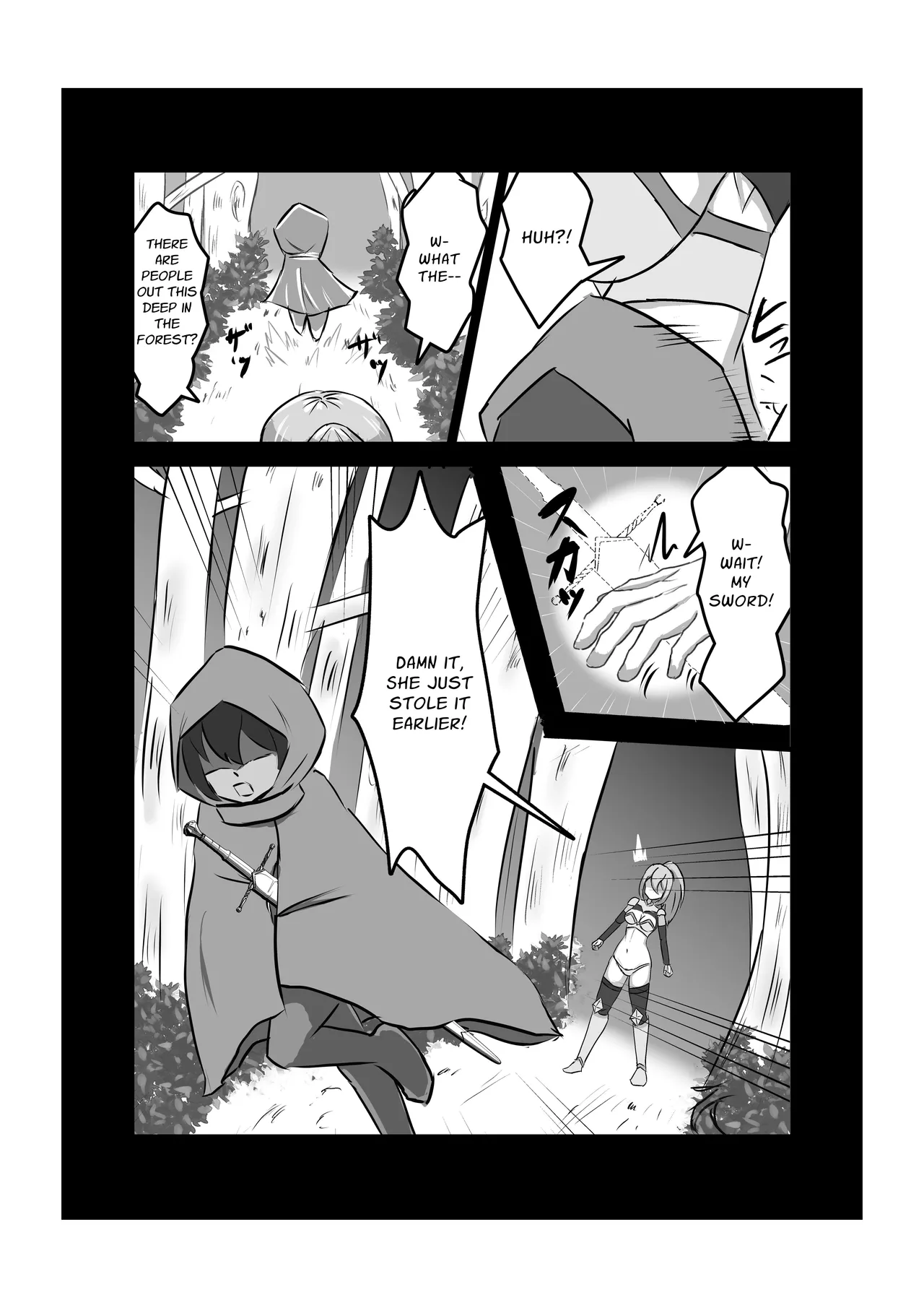 Futanari Onna Kishi, Zako Chinpo Naburare Renzoku Shasei de Buzama ni Inma Ochi suru | Futanari Knightess Has Her Weakling Dick Tormented and Brought To Climax Over and Over Again, She Abysmally Falls To The Dark Side - Strona 6