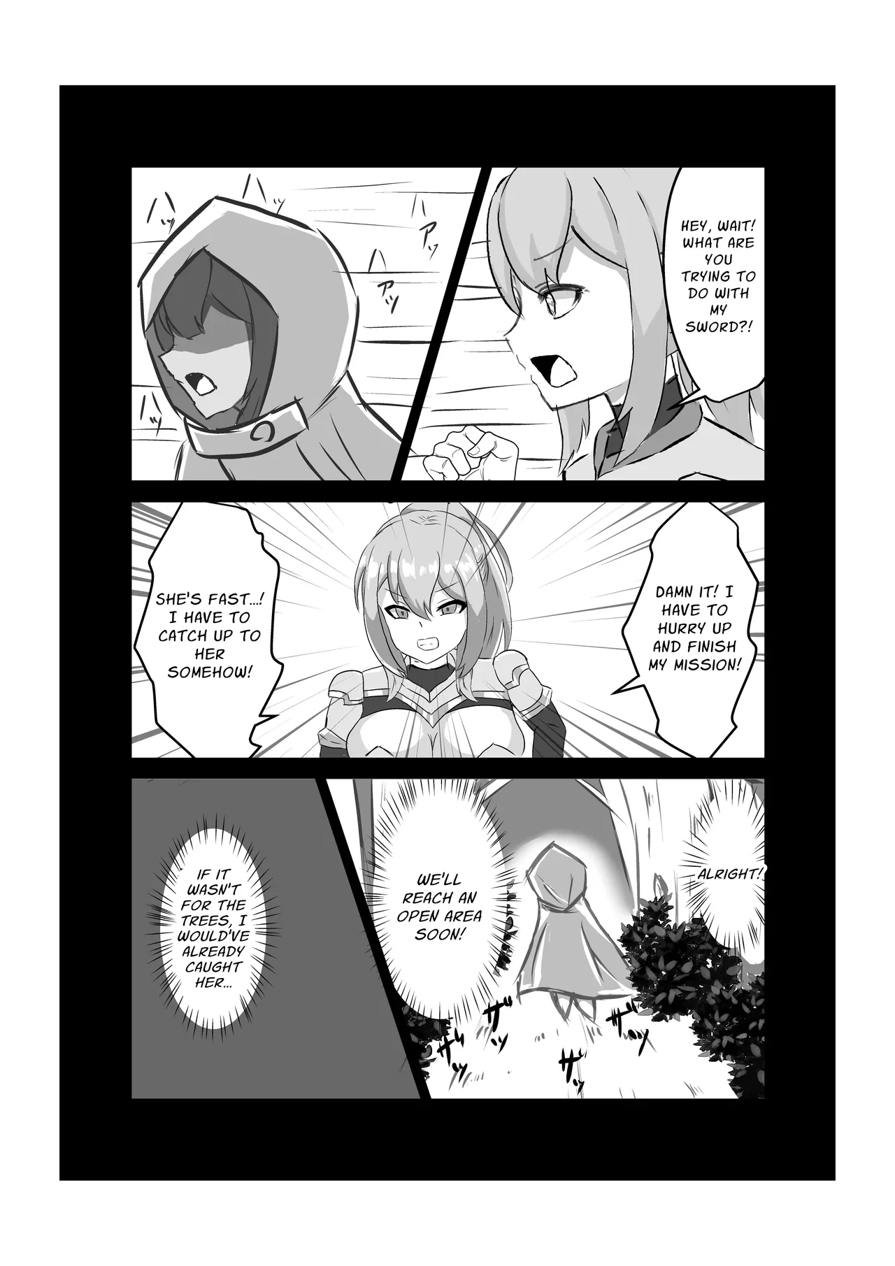 Futanari Onna Kishi, Zako Chinpo Naburare Renzoku Shasei de Buzama ni Inma Ochi suru | Futanari Knightess Has Her Weakling Dick Tormented and Brought To Climax Over and Over Again, She Abysmally Falls To The Dark Side - Strona 7