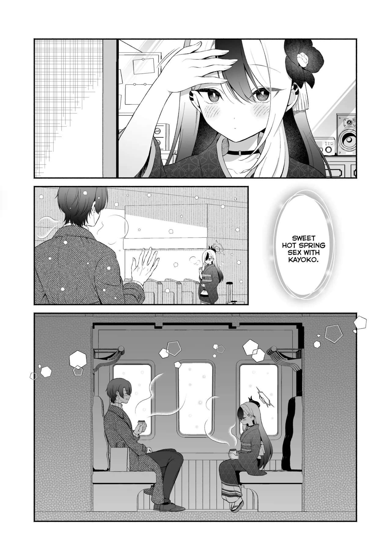 Onsen Kayoko to Amatoro Ecchi + Kayoko to Sensei ga Onamiseshiau Ohanashi - Seite 2