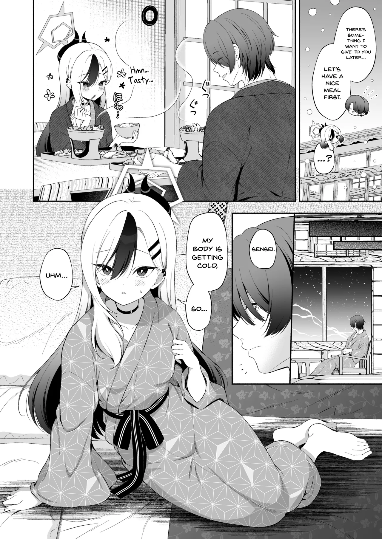 Onsen Kayoko to Amatoro Ecchi + Kayoko to Sensei ga Onamiseshiau Ohanashi - Seite 4