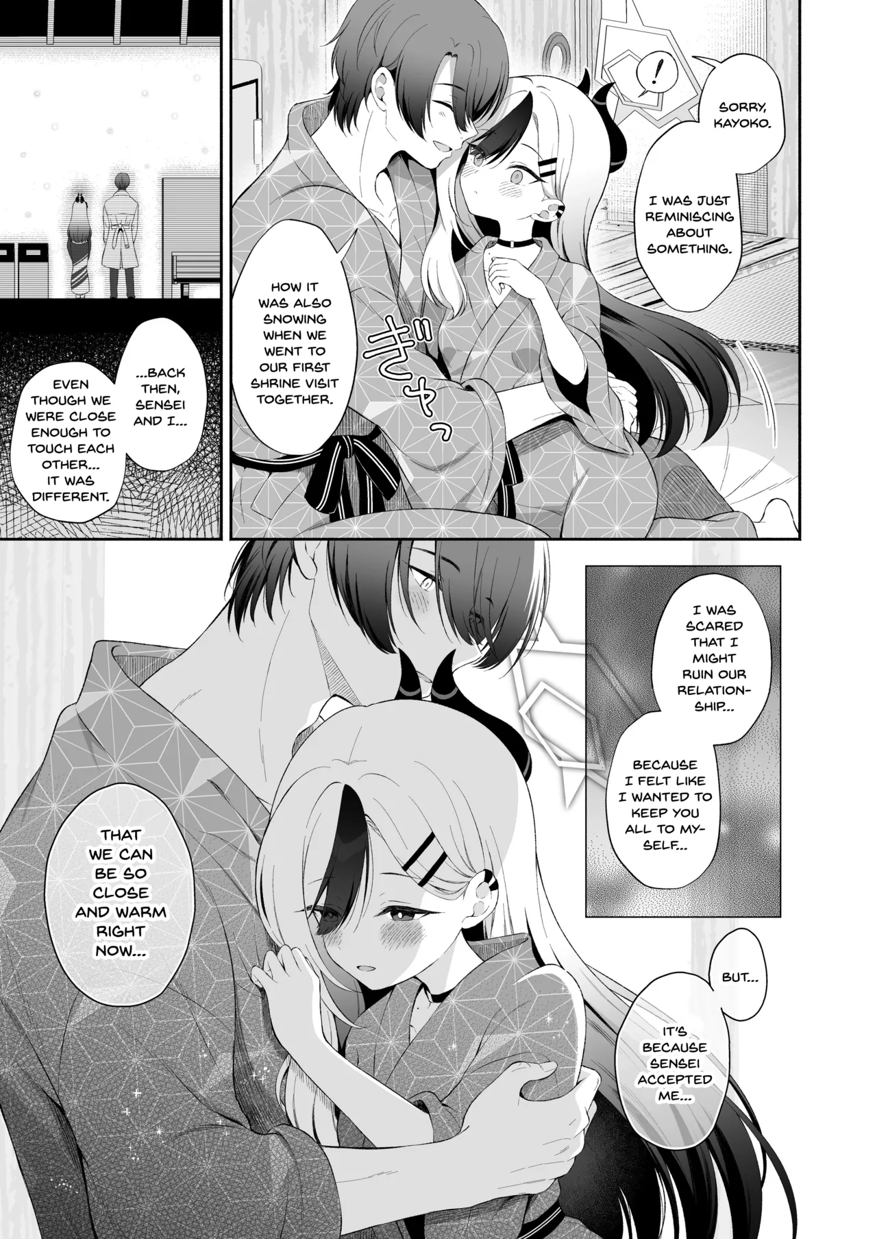 Onsen Kayoko to Amatoro Ecchi + Kayoko to Sensei ga Onamiseshiau Ohanashi - Seite 5