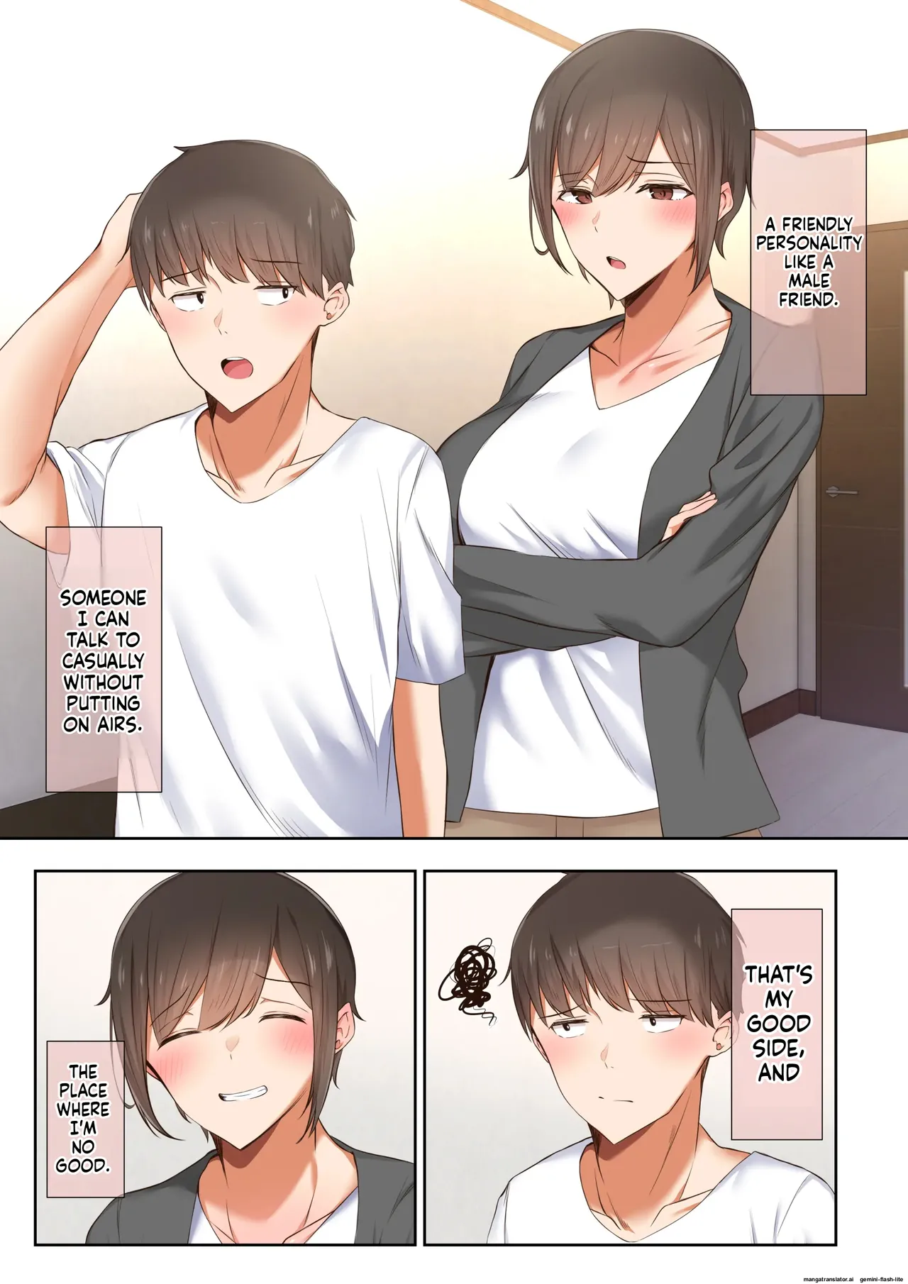 Otoko Tomodachi no Youna Ore no Osananajimi ga, Yarichin ni Yotte Mesu ni Saserareru Hanashi. 1-3 - صفحة 2