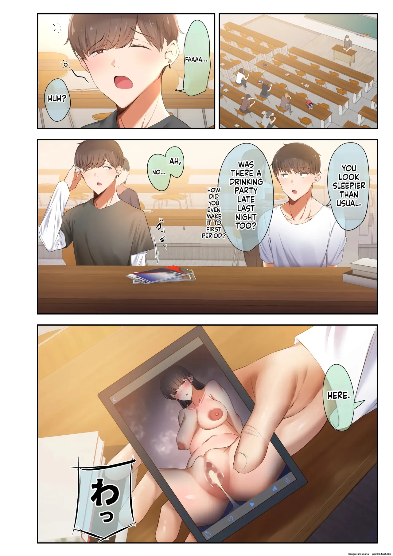 Otoko Tomodachi no Youna Ore no Osananajimi ga, Yarichin ni Yotte Mesu ni Saserareru Hanashi. 1-3 - صفحة 5
