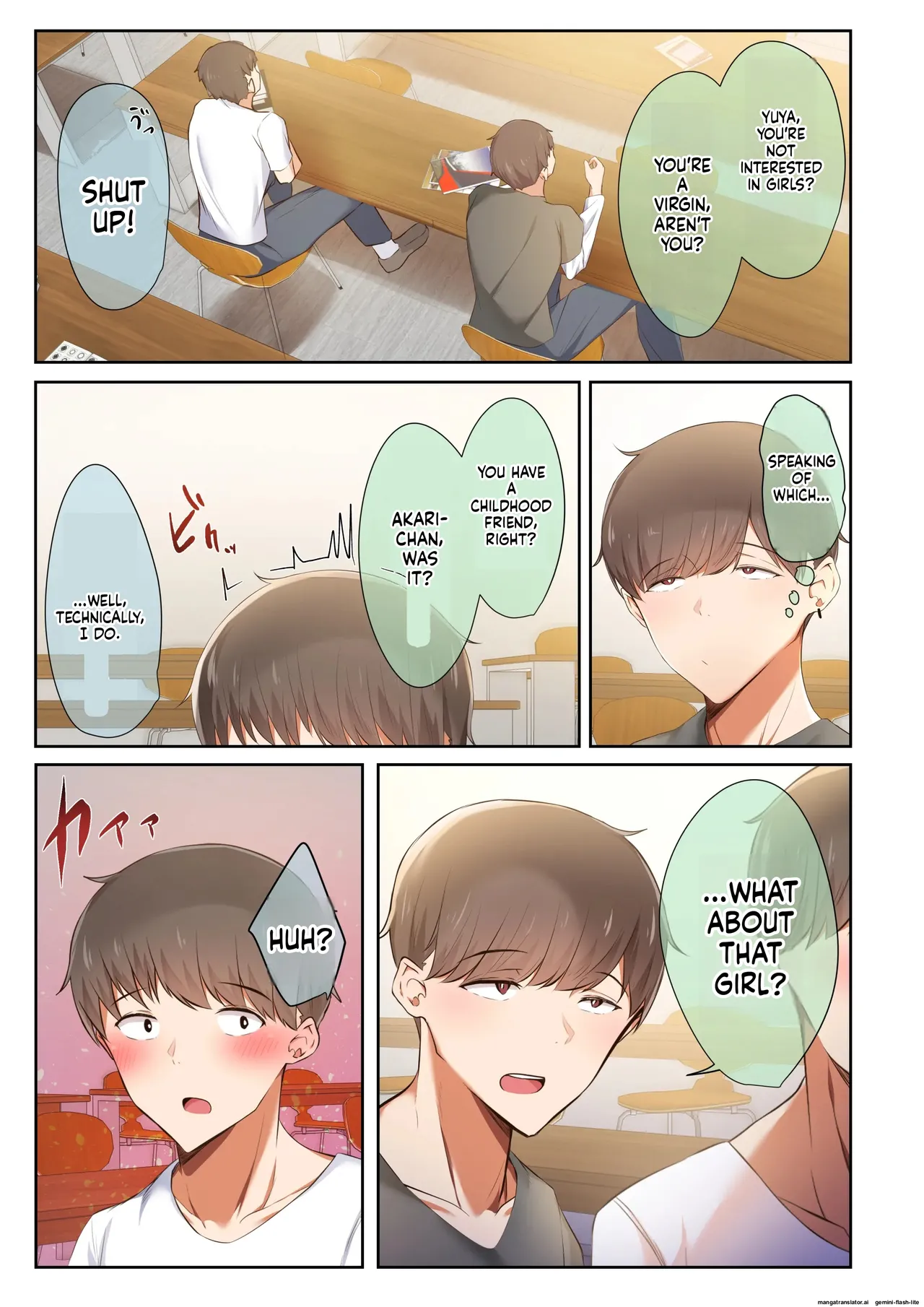Otoko Tomodachi no Youna Ore no Osananajimi ga, Yarichin ni Yotte Mesu ni Saserareru Hanashi. 1-3 - صفحة 8