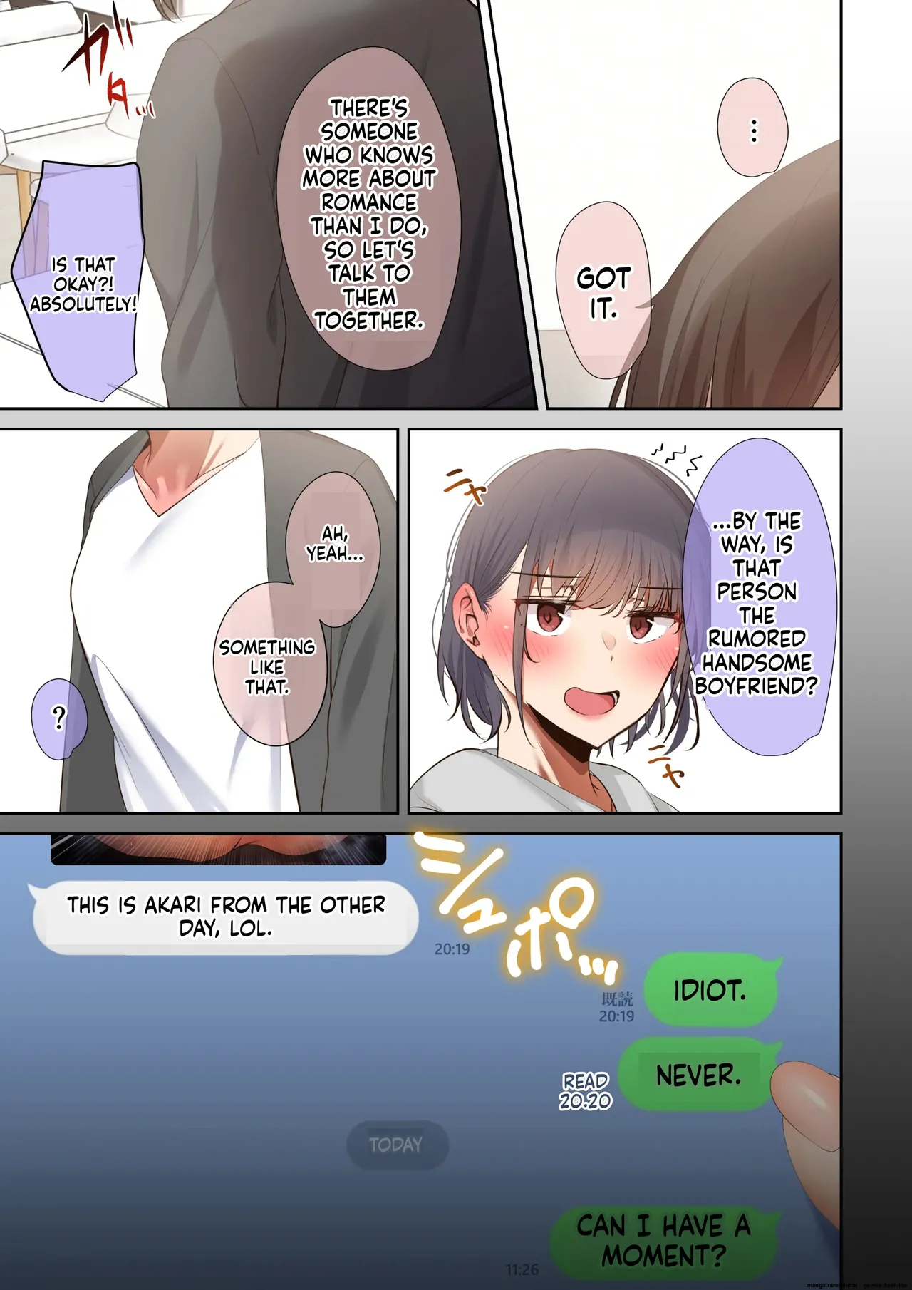 The story of how the girl who was always by my side is turned into a submissive female by a womanizer - Сторінка 8