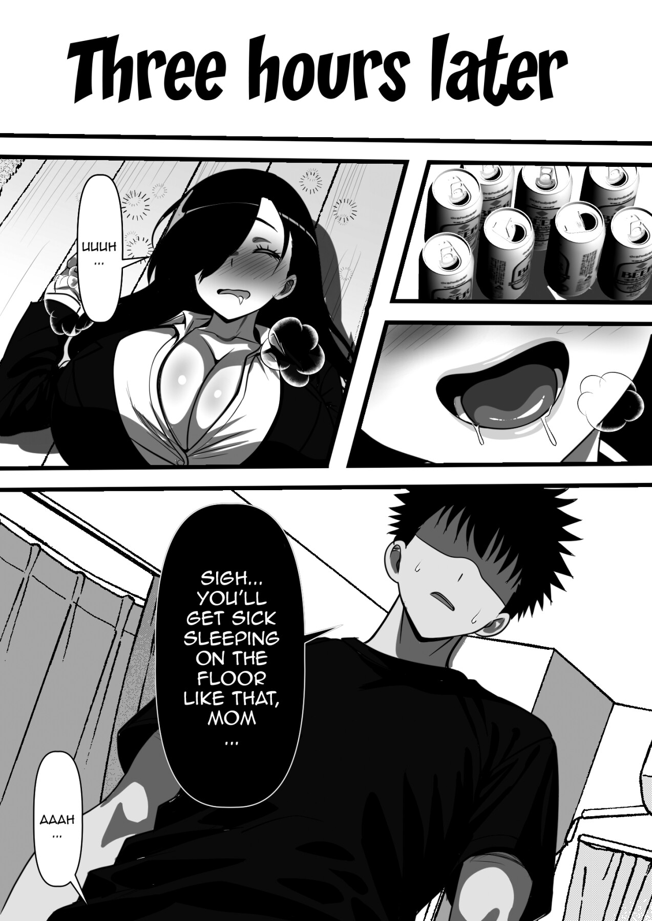Mob Danshi datta Ore ga Haha no Kouhai no YanMama o Haramaseru made no Hanashi | The Story Of How I, An Irrelevant Guy, Got To Impregnate My Mother's Delinquent MILF - Página 7