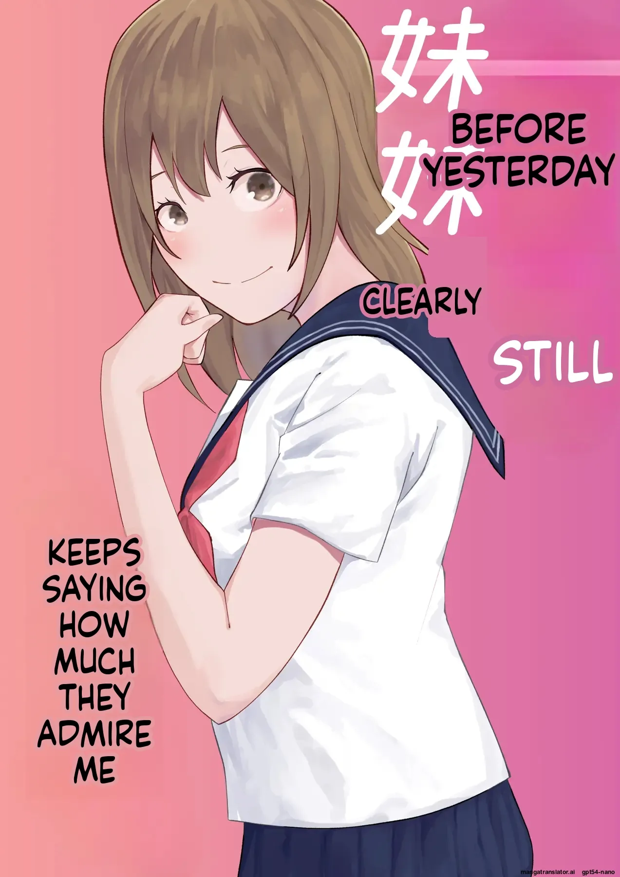 Kinou Made wa Imouto no Otehon datta | Before Yesterday Clearly Still Keeps Saying  How much They Admire Me - Seite 1
