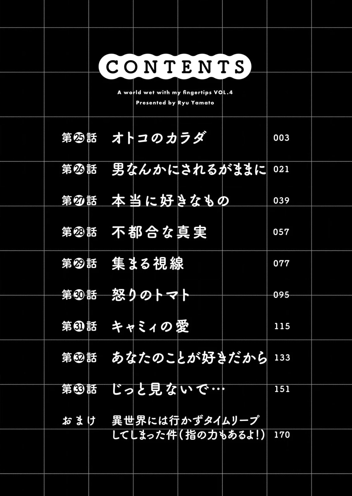 俺の指先で濡れる世界 第04巻 - Page 4