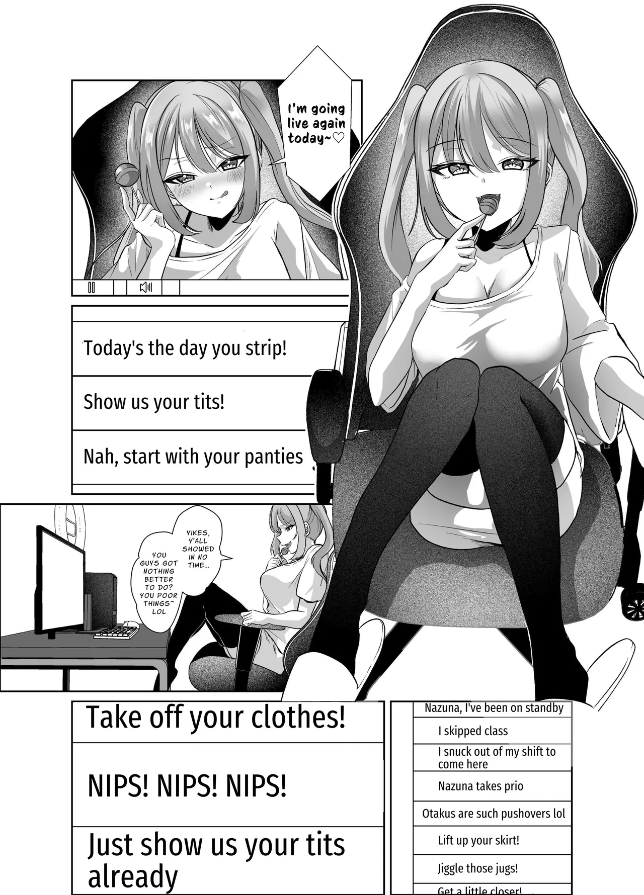 Yowa Yowa Otaku-kun ga Nazuna no Oppai Mireru Wake Nai Jyan w | No Way Some Weakling Otaku Can Perv At Nazuna's Tits lol - صفحة 3