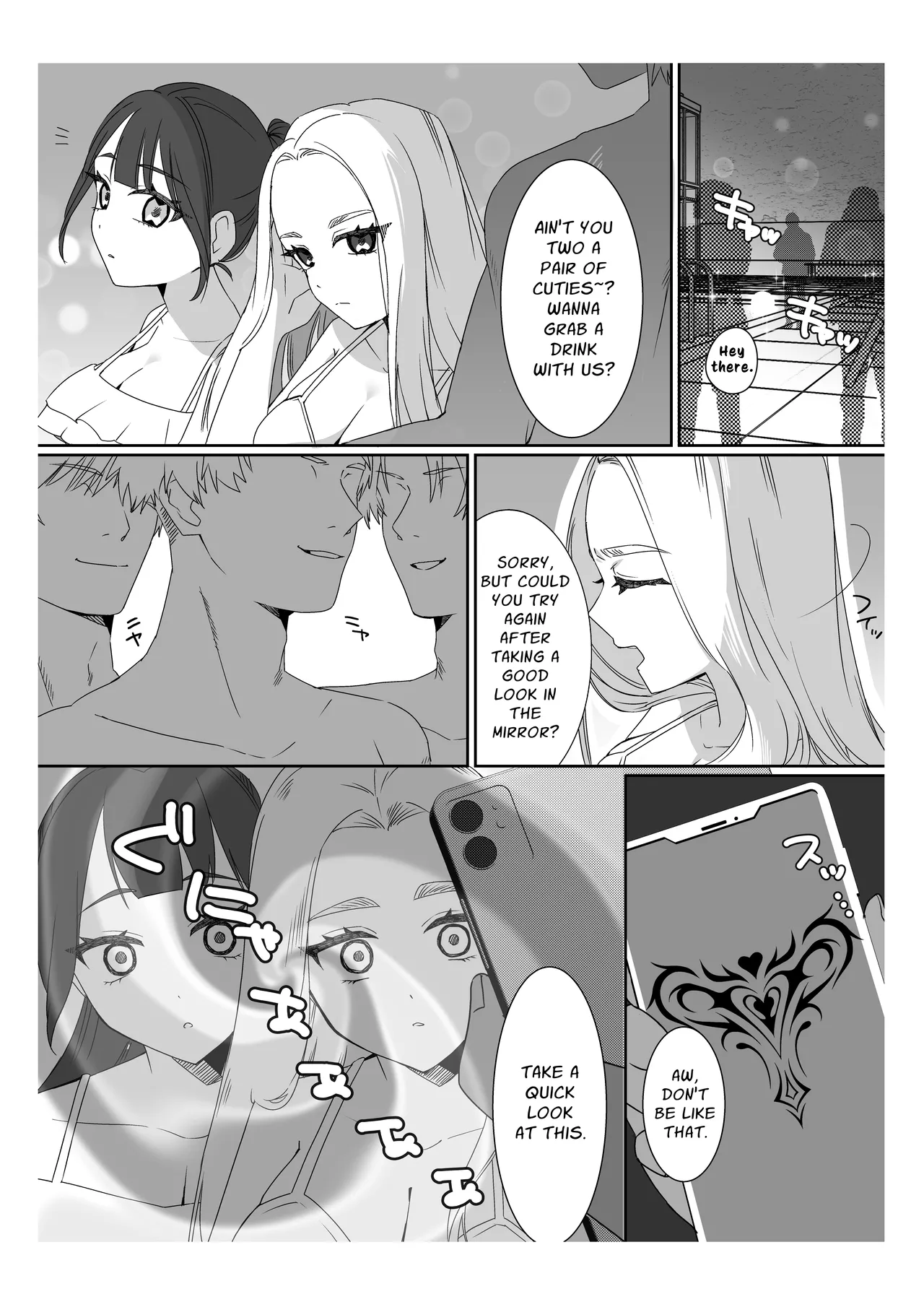 Saimin Ojoutachi no YokubouA Lesbian Couple Assailed By Male Desire~ - Page 7