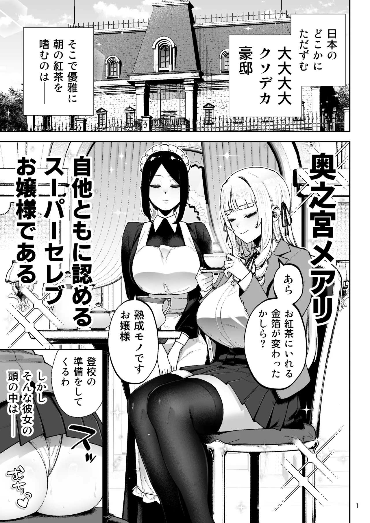 Soreyuke, Ero Baka Ojou-sama! 〜Celeb no Watashi ga Dekachin Shomin wo Tegome ni suru no wa Touzen desu!〜 - Page 3