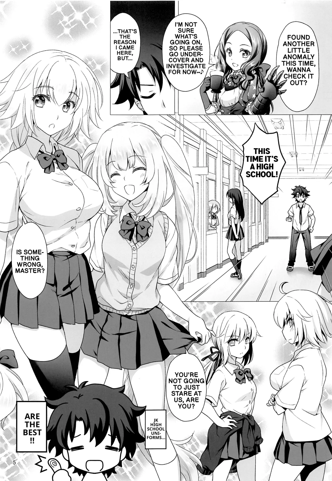 CHALDEA GIRLS COLLECTION Jeanne & Marie high school uniform Sex-filled book - Página 4