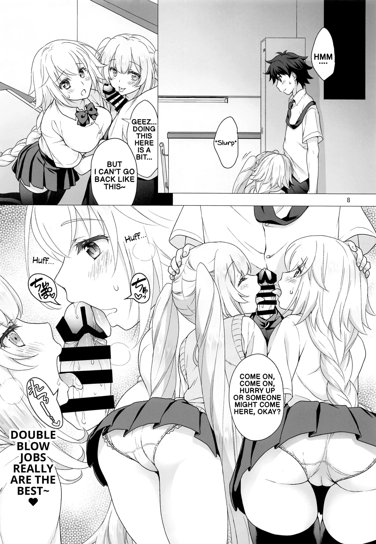CHALDEA GIRLS COLLECTION Jeanne & Marie high school uniform Sex-filled book - Página 7