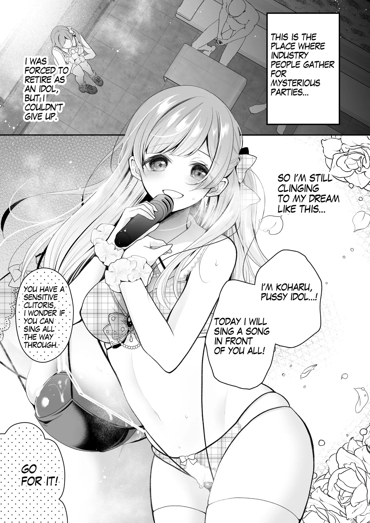 Idol-chan Clit Torture Endurance Manga 8page - Pagina 1