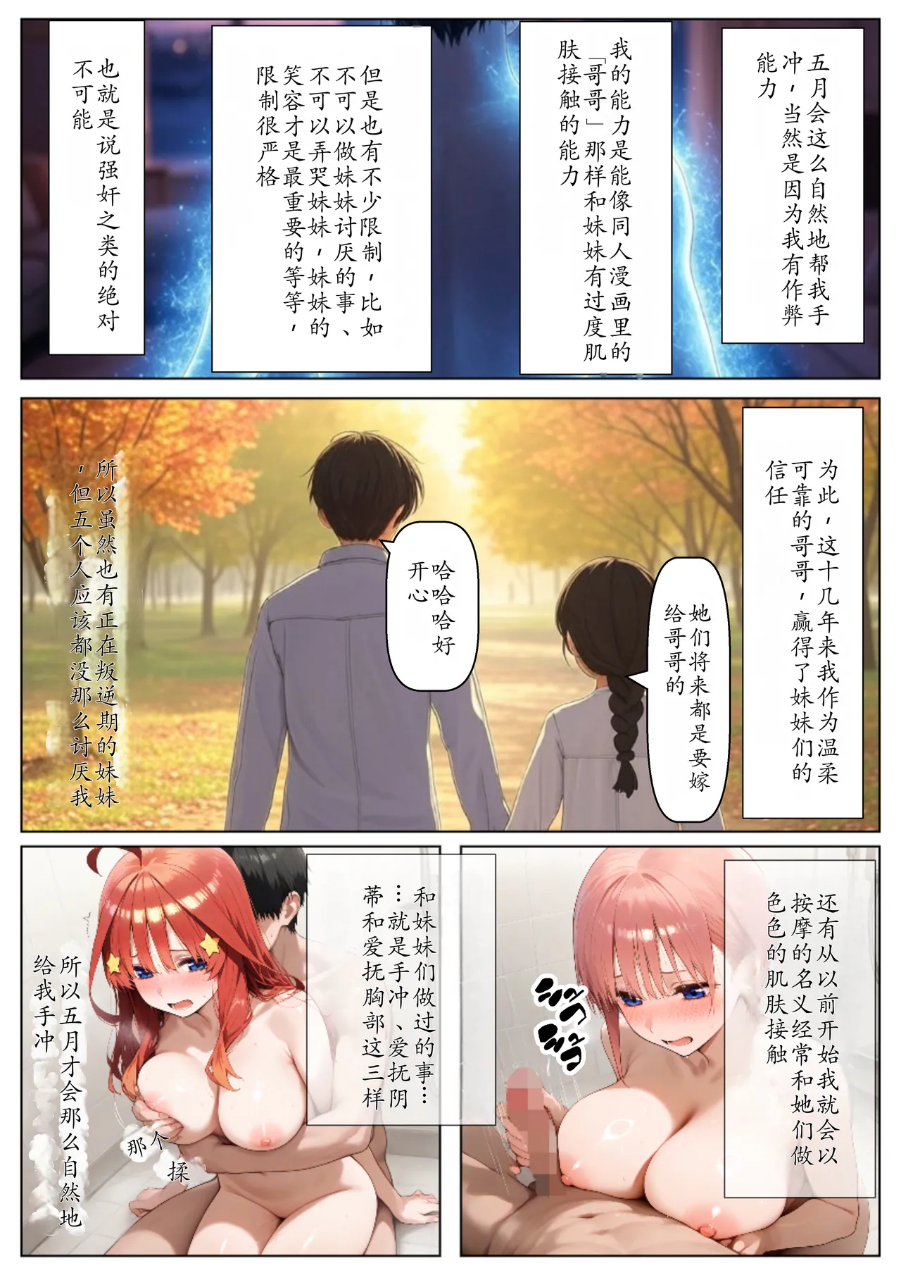 セリフ有りCG版【五月編】 俺は大好きな五つ子姉妹のお兄ちゃんになる 〜チート能力《お兄ちゃん転生》で俺は無双する〜 - পৃষ্ঠা 6