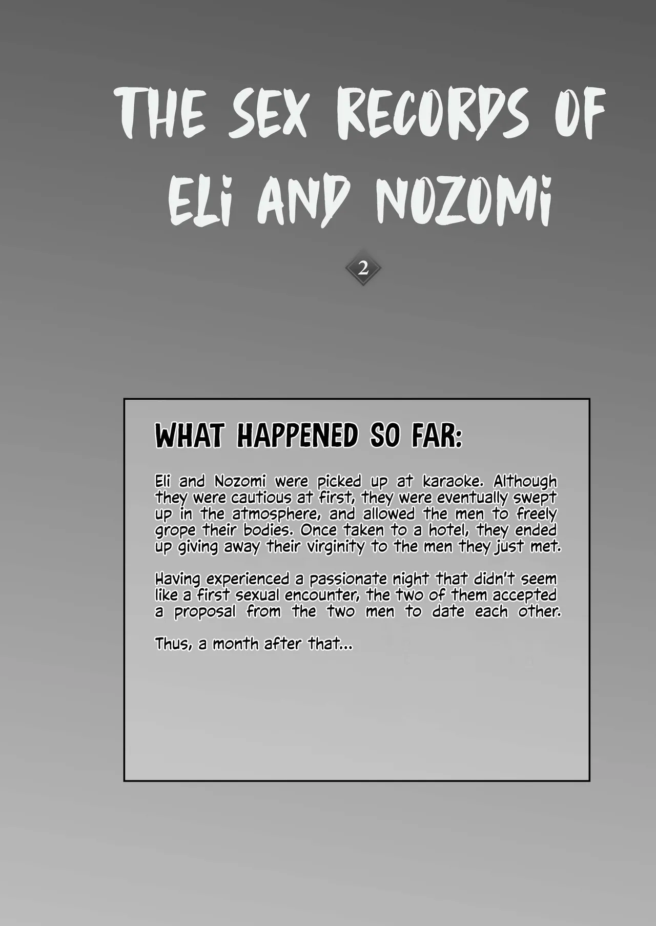 Eri to Nozomi no Joujiroku - THE SEX RECORDS OF ERI AND NOZOMI 2 - Page 3