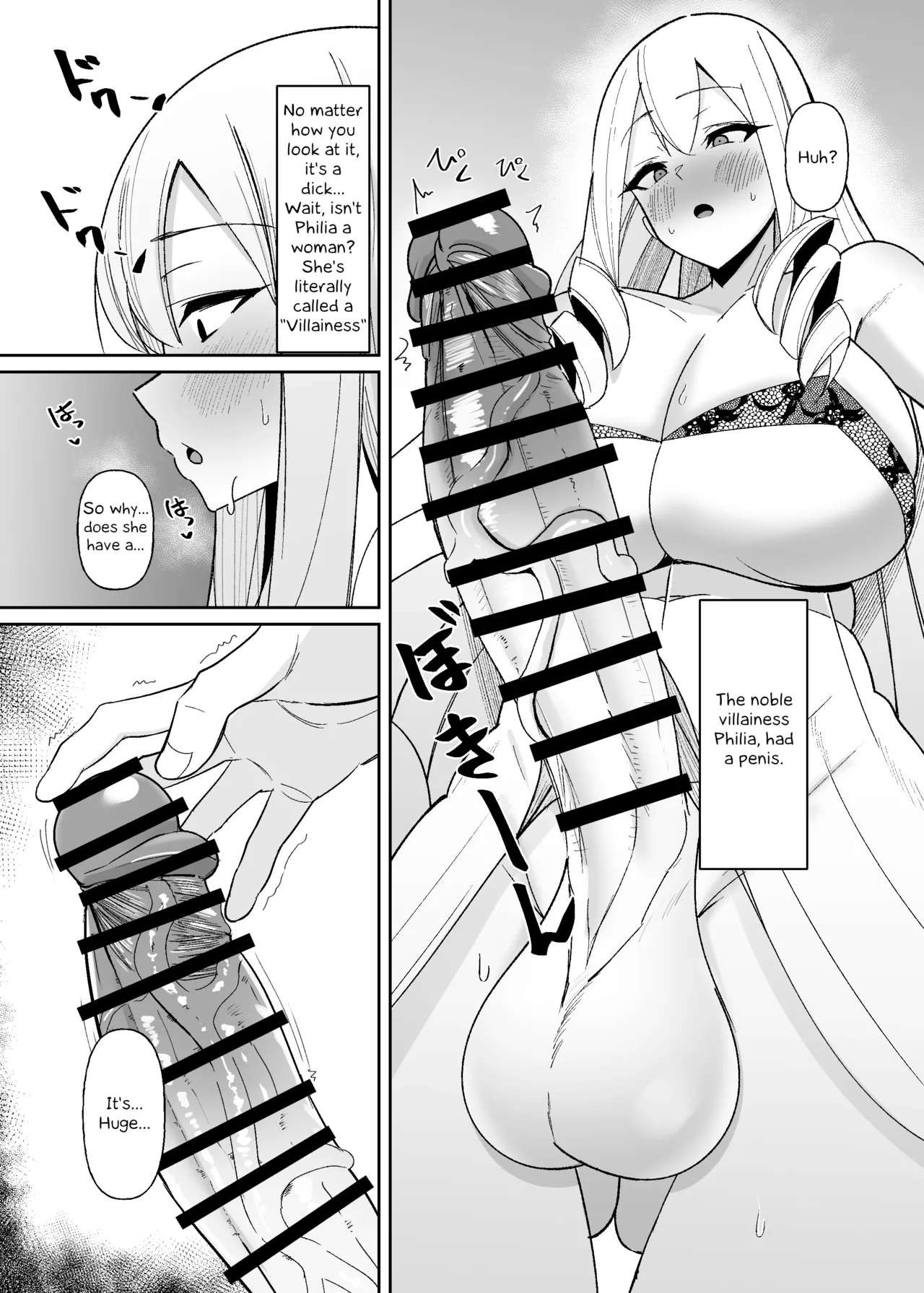 I was reincarnated as a villainess in an otome Game who was a futanari in her backstory 1-4 - Página 4