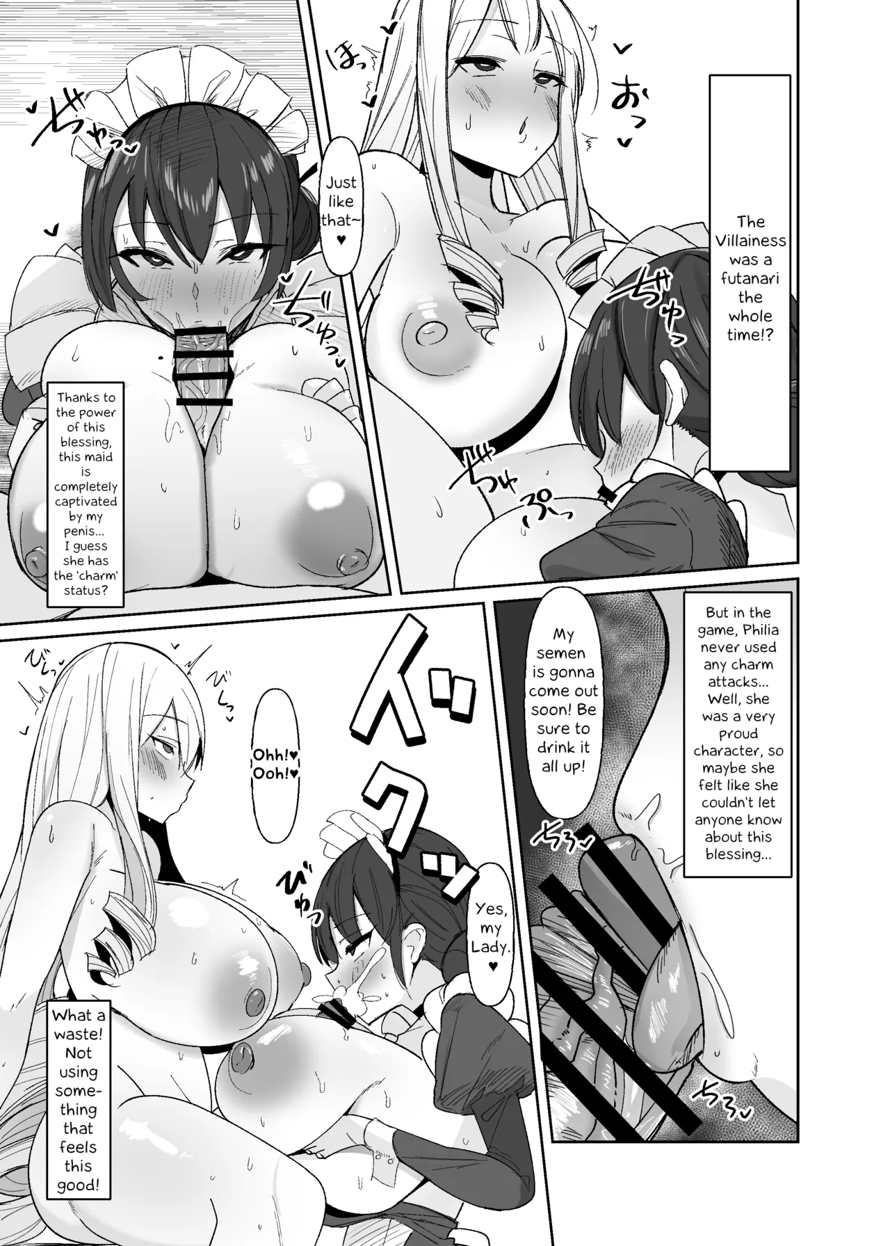 I was reincarnated as a villainess in an otome Game who was a futanari in her backstory 1-4 - Página 8