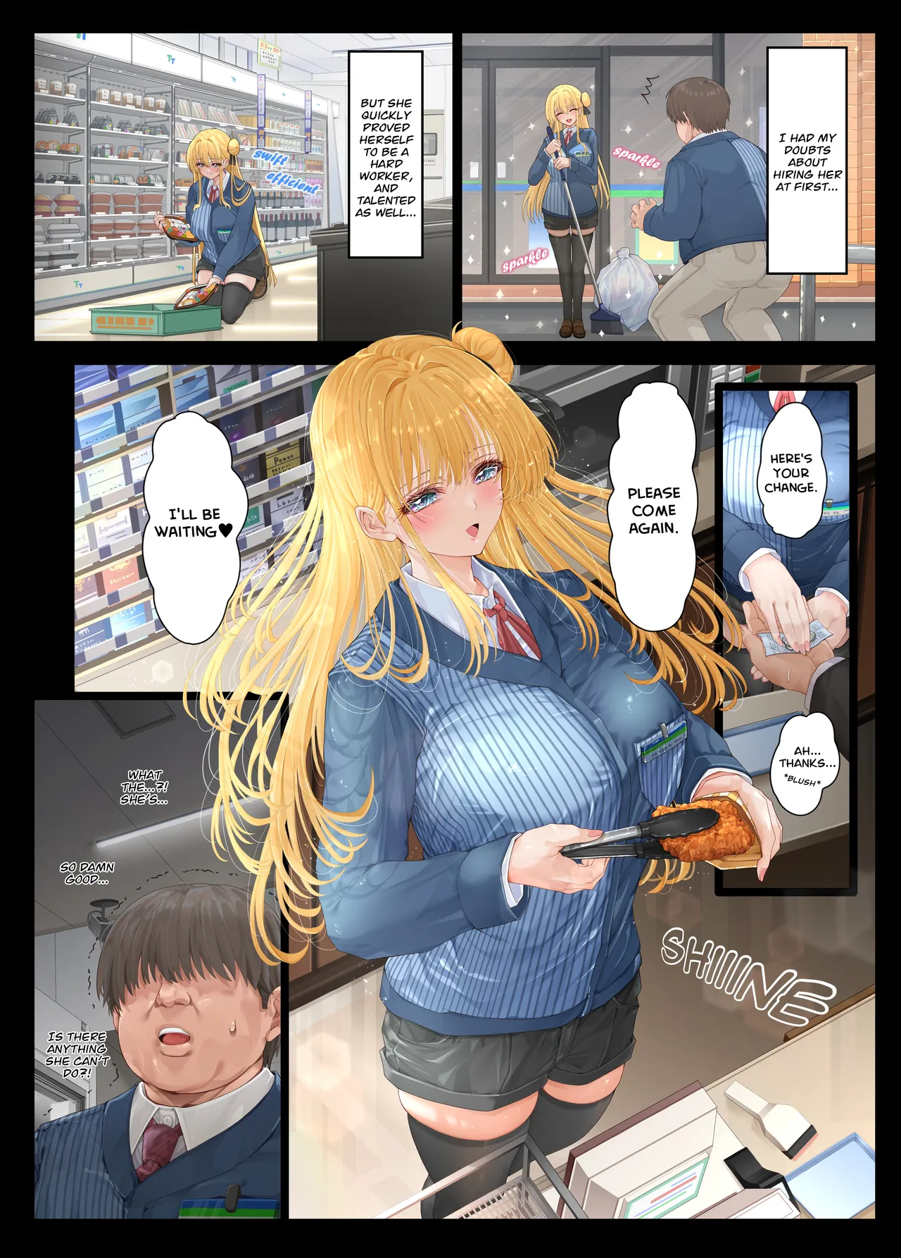 Tenchou... Tsugi wa Shippai Shimasen karaa... | Manager... I won't let you down again... - Página 3