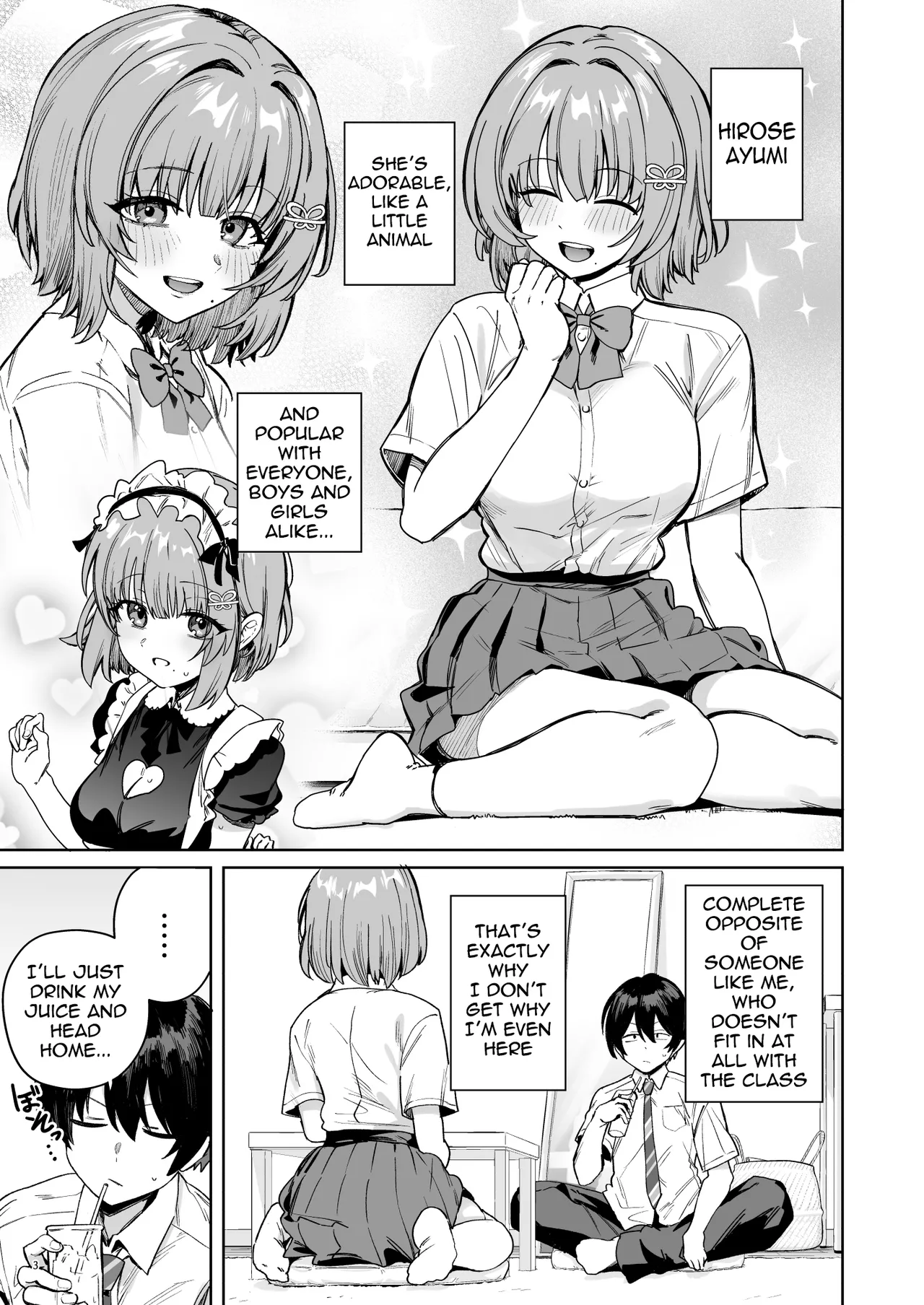 Class de Kakure Ninki no Hirose-san ga Guigui kuru! | Hirose-san, the class's secret crush, is making a bold move! - Página 6
