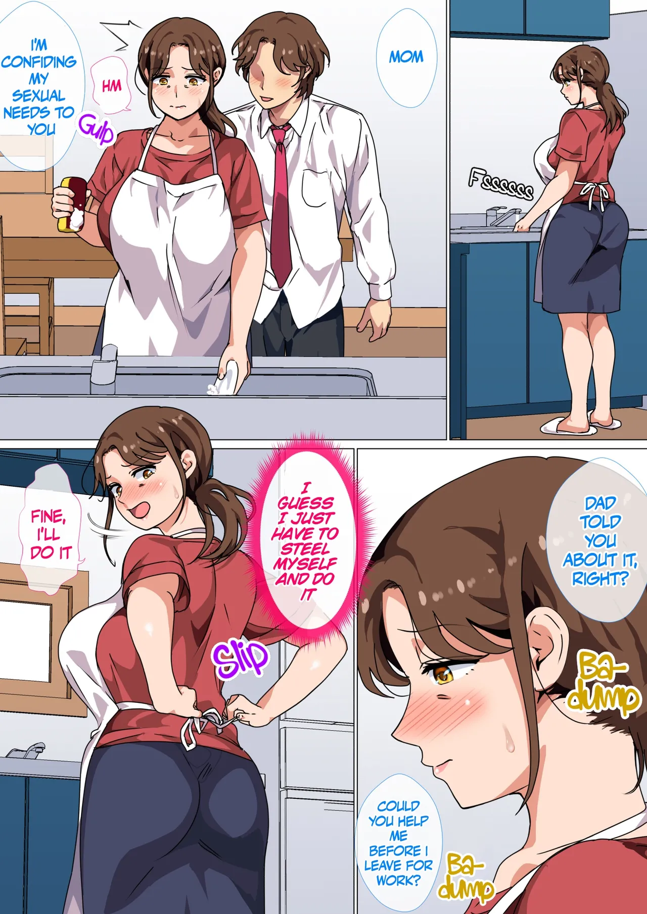 Musuko no Tsuyosugiru Seiyoku o Kaishou Suru no wa Haha no Tsutome desu! | It's a Mother's duty to take care of her son's Sexual Needs! - Page 4
