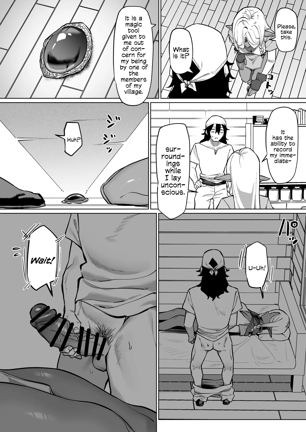 A Dark Elf Returned The Favour After I Saved Her | Kasshoku Elf o Tasuketara Ongaeshi Sareta Hanashi - Page 4